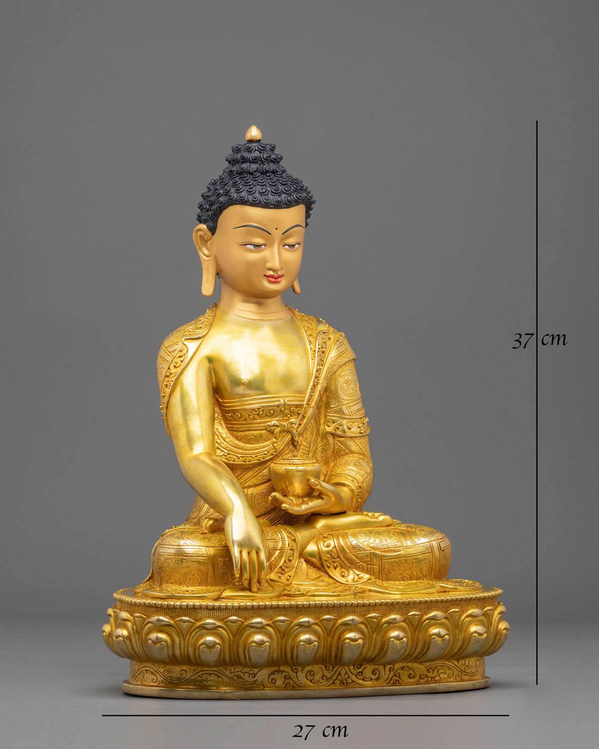 Shakyamuni Buddha Statue | Hand-Carved Buddhist Figurine