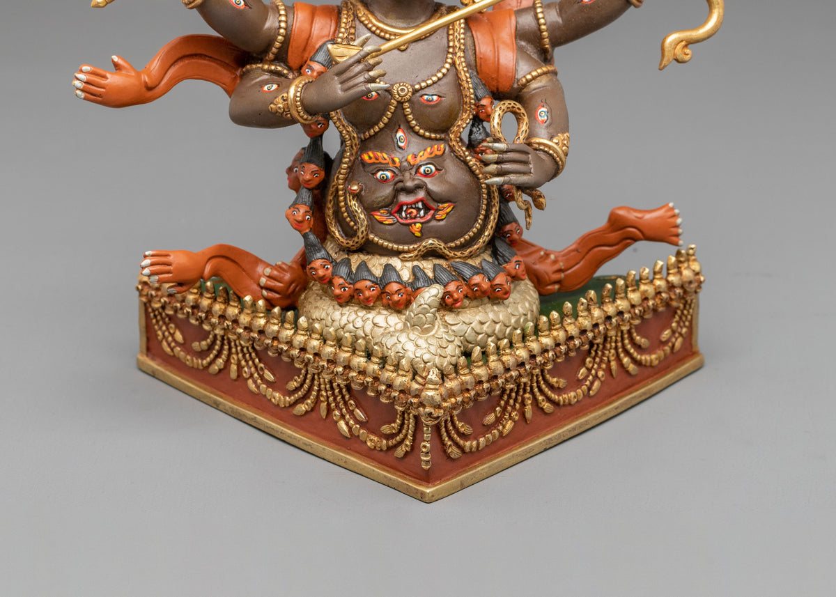 Rahula Copper Sculpture | Handcrafted Devotional Art