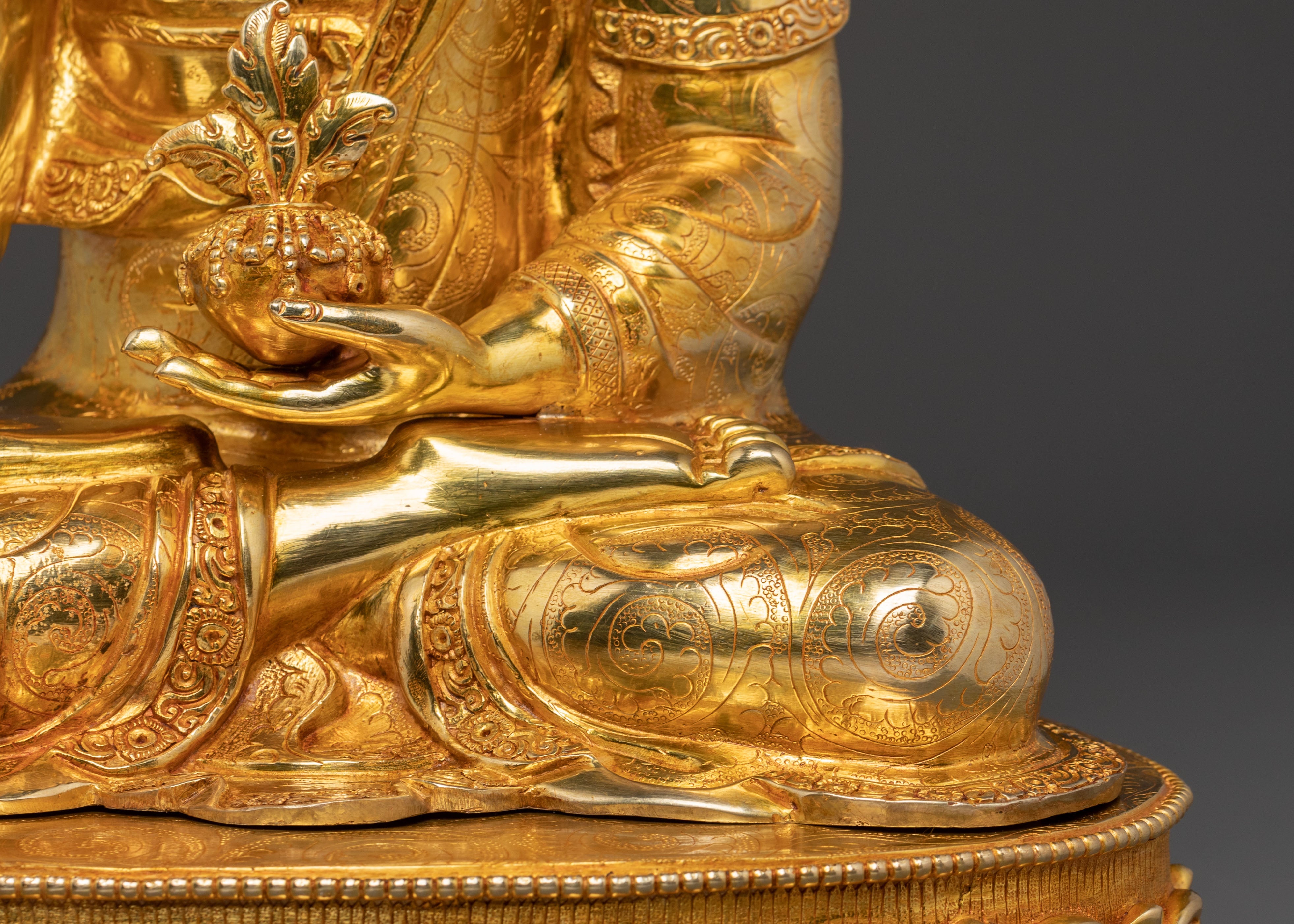 Healer Medicine Buddha Statue | Altar Decor