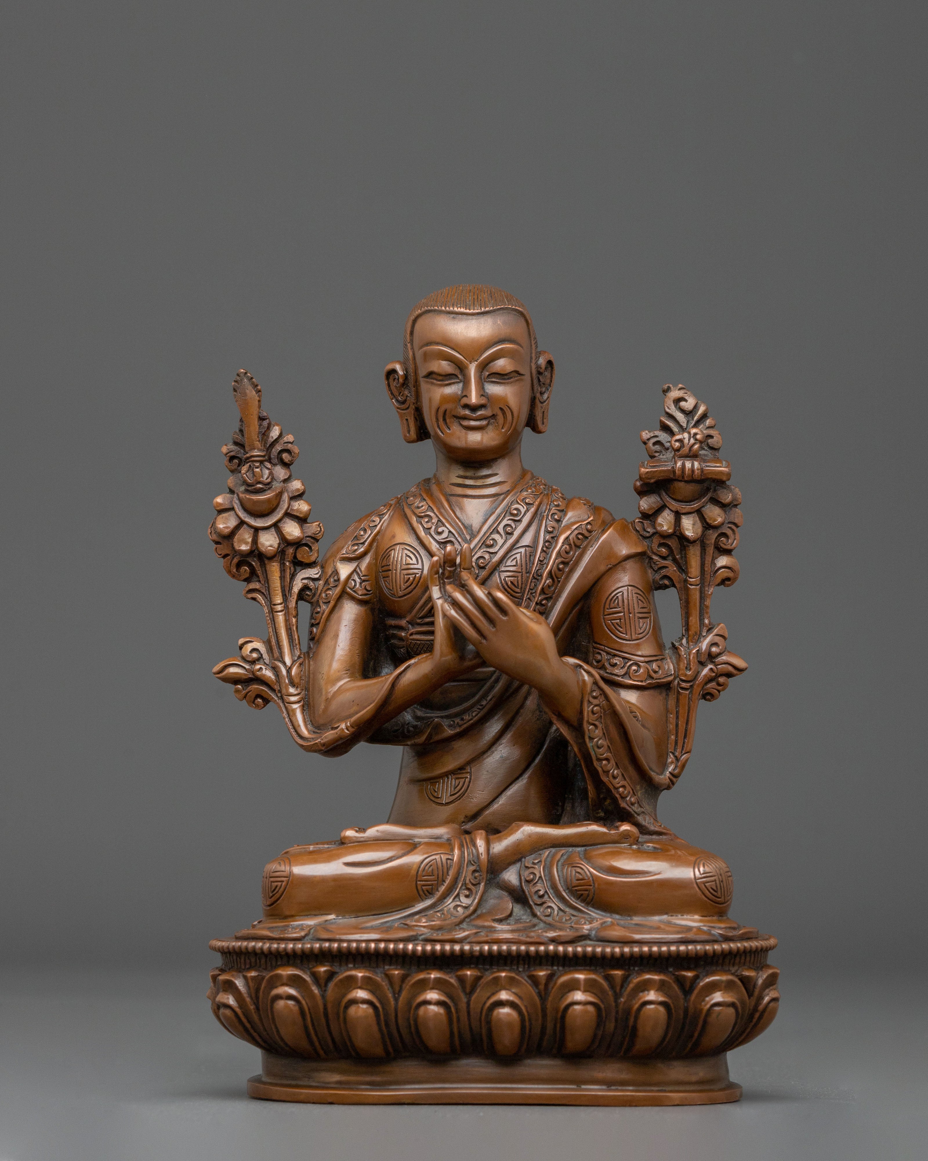 Tsongkhapa Sacred Statue Collection with Disciples