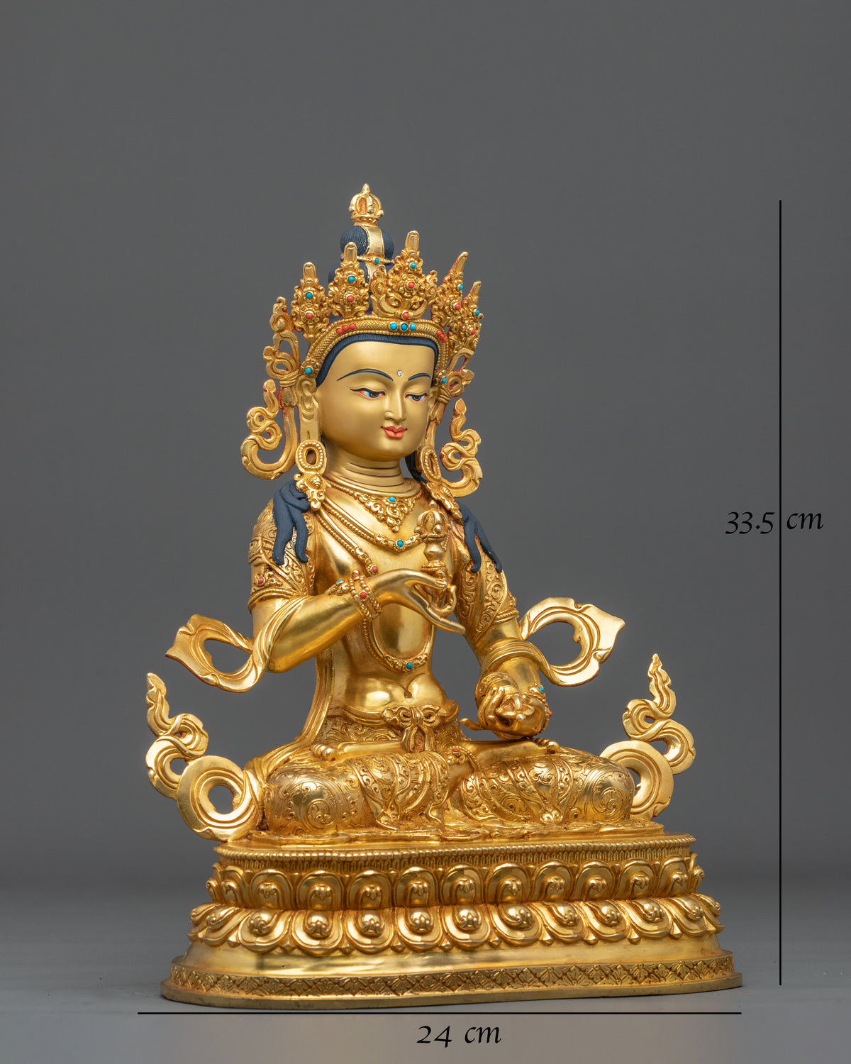 Vajrasattva Copper Statue | Bearer of the Vajra and Bell