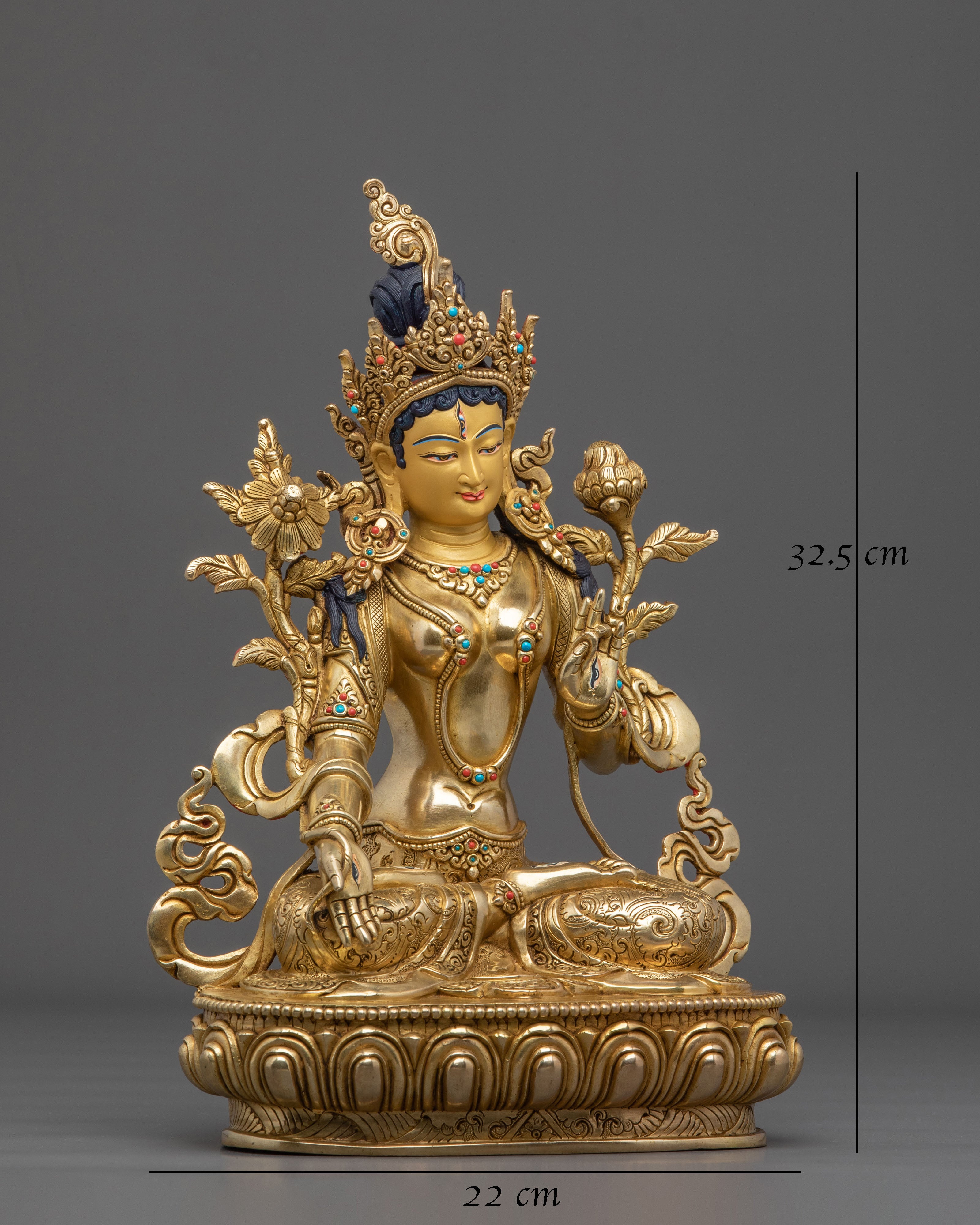 White Tara Statue: Embodiment of Healing and Compassion