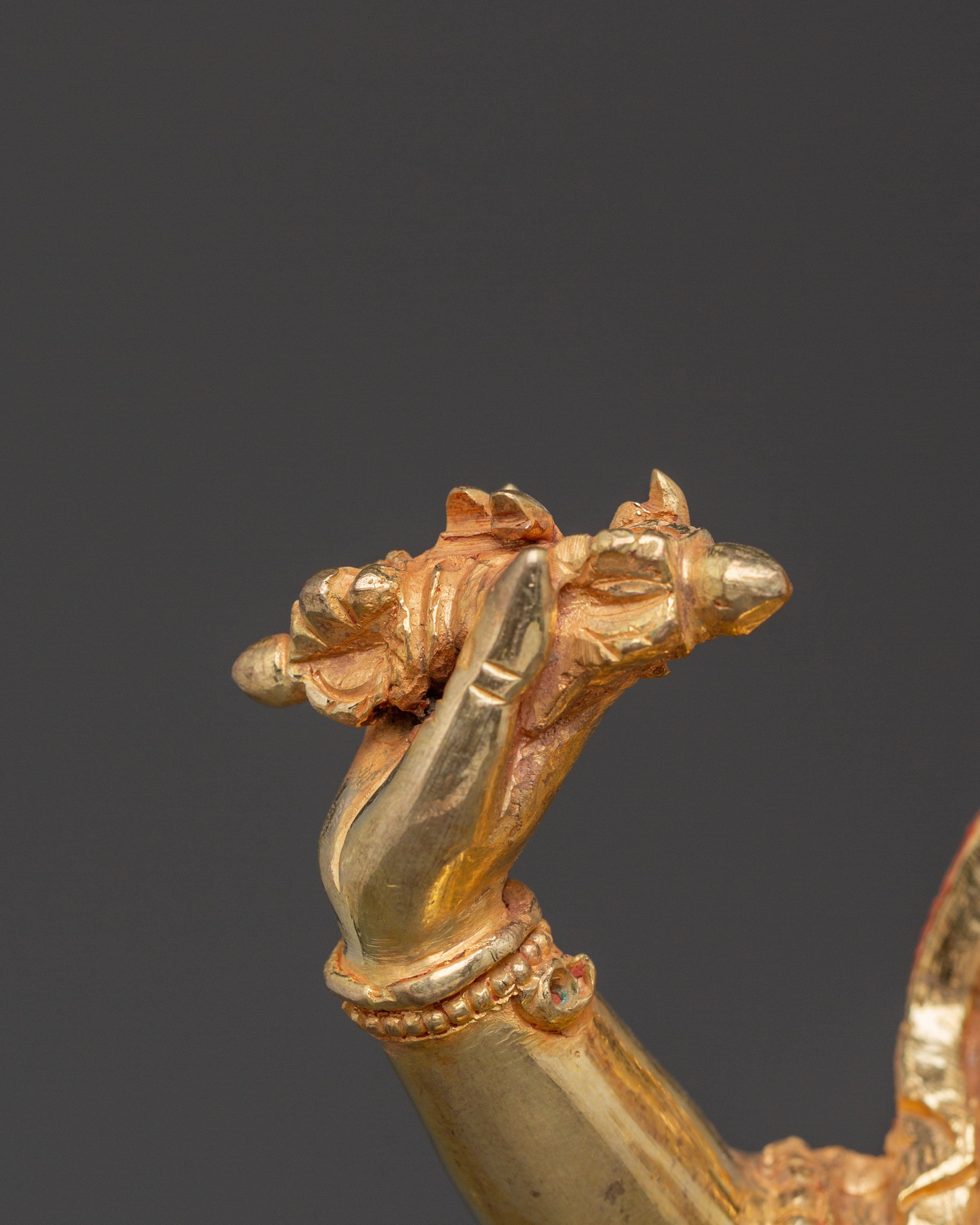 Vajrapani Wrathful Power Statue – Handcrafted Copper Art