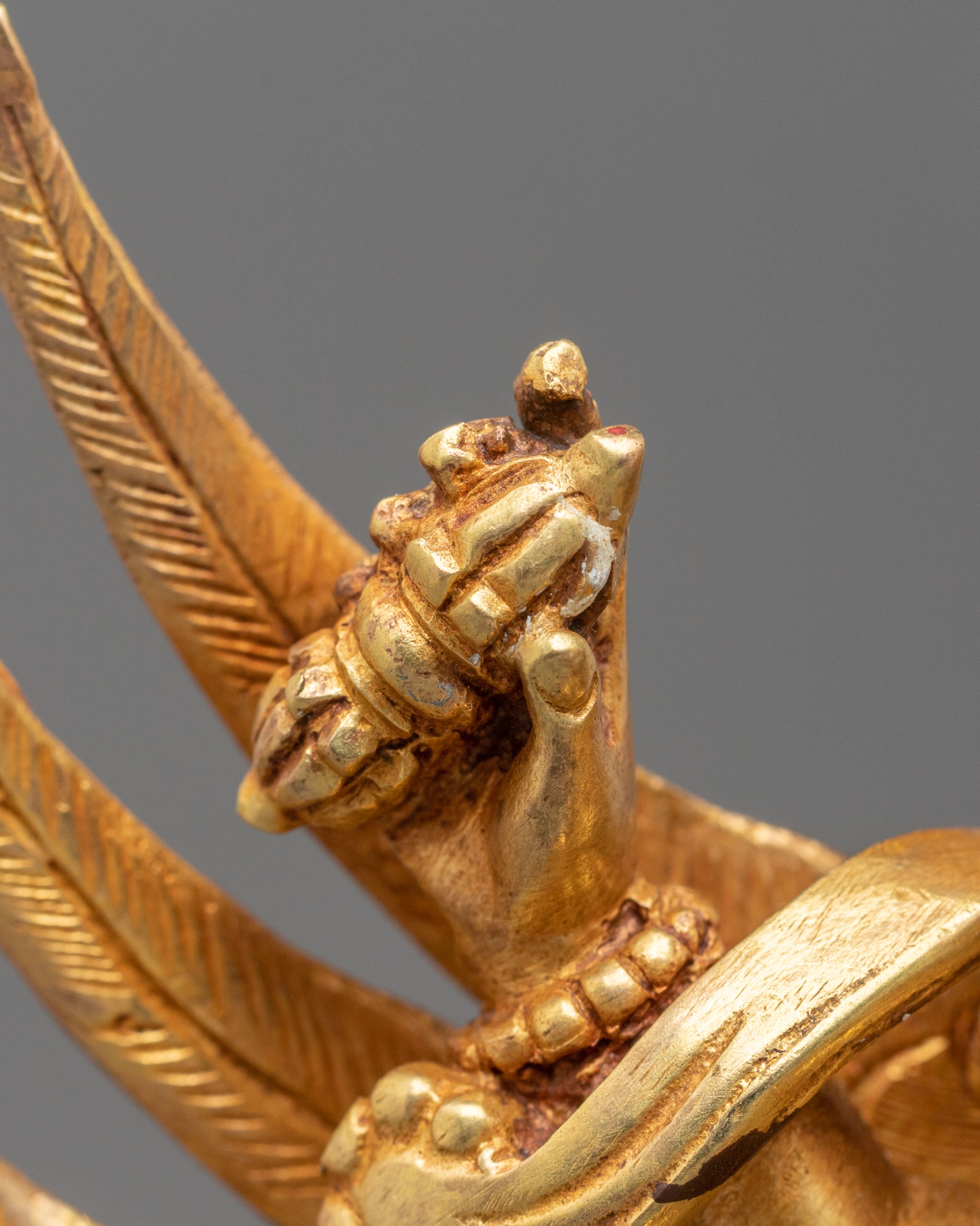 Vajrakilaya Statue | 24K Gold Sacred Sculpture