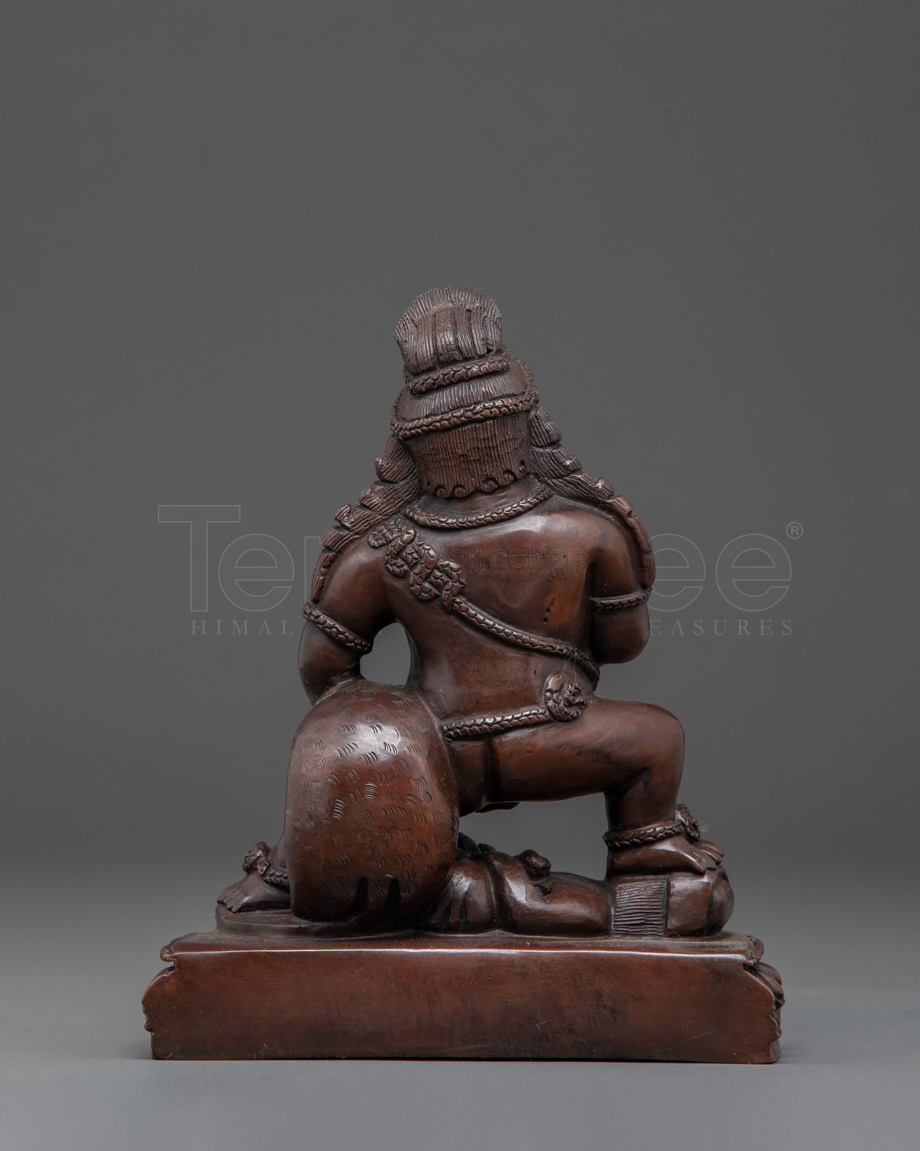 Oxidized Copper Black Dzambhala Statue | Deity of Prosperity