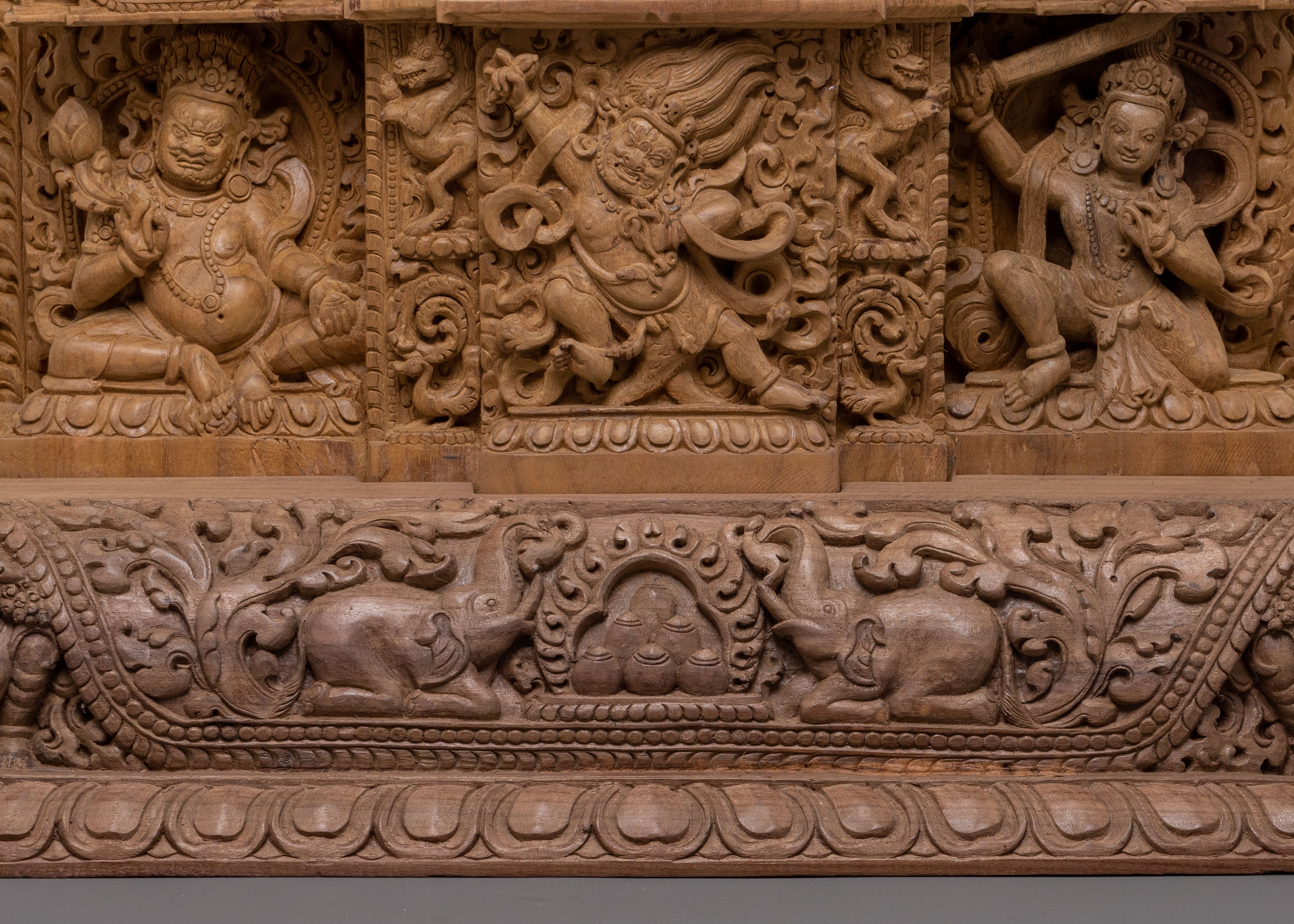 Lokeshvara Wooden Statue | Spiritual Decor