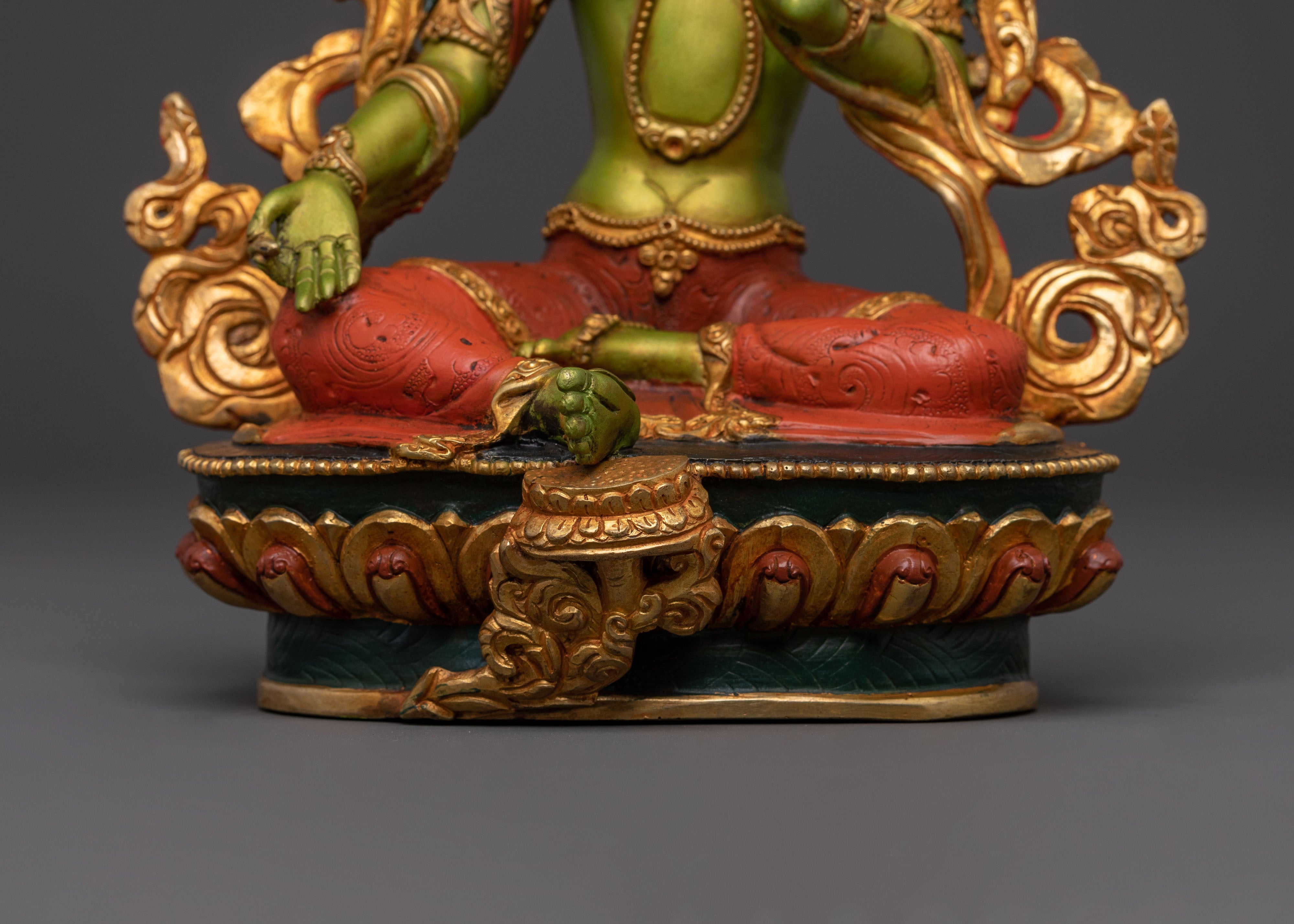 Green Tara Sacred Statue | Compassion Icon