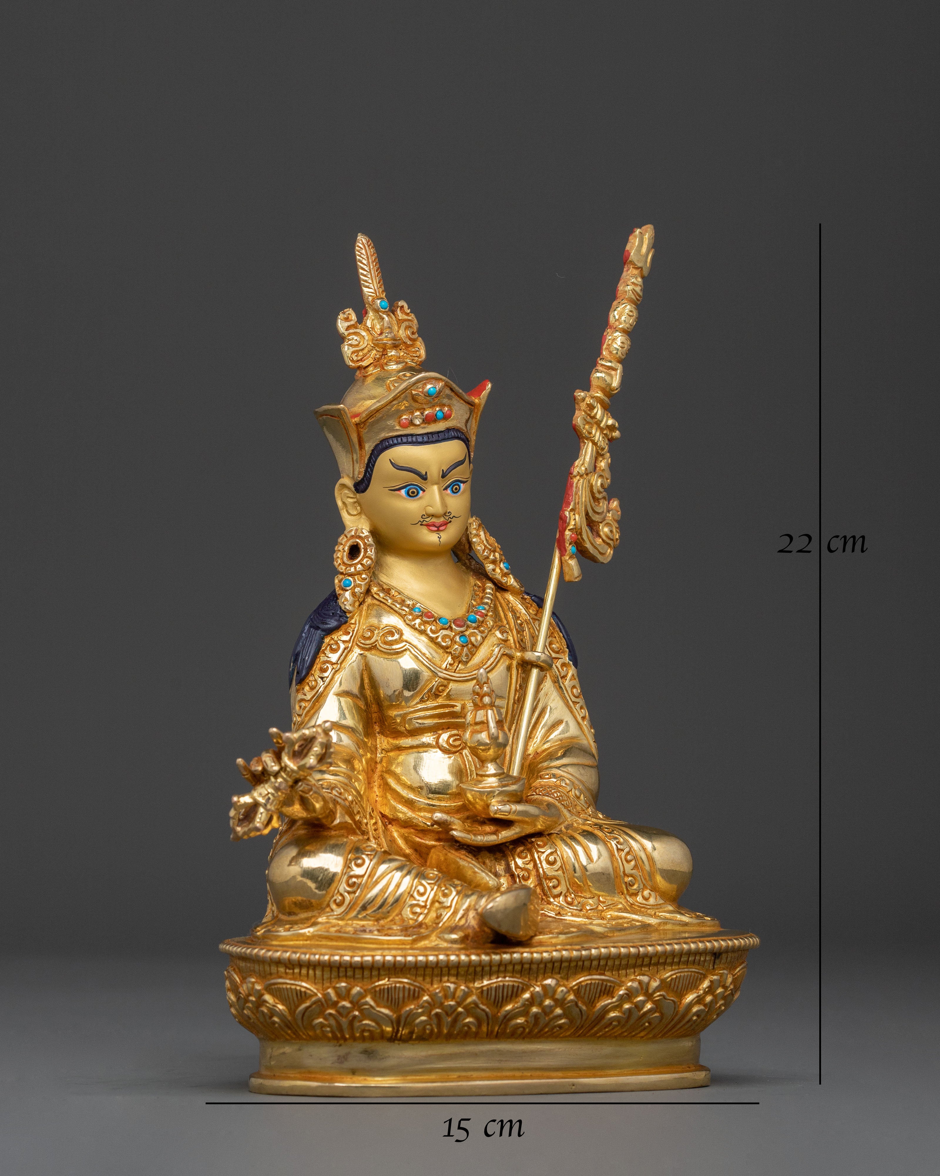 Precious Guru Rinpoche Figurine | Sacred Statue