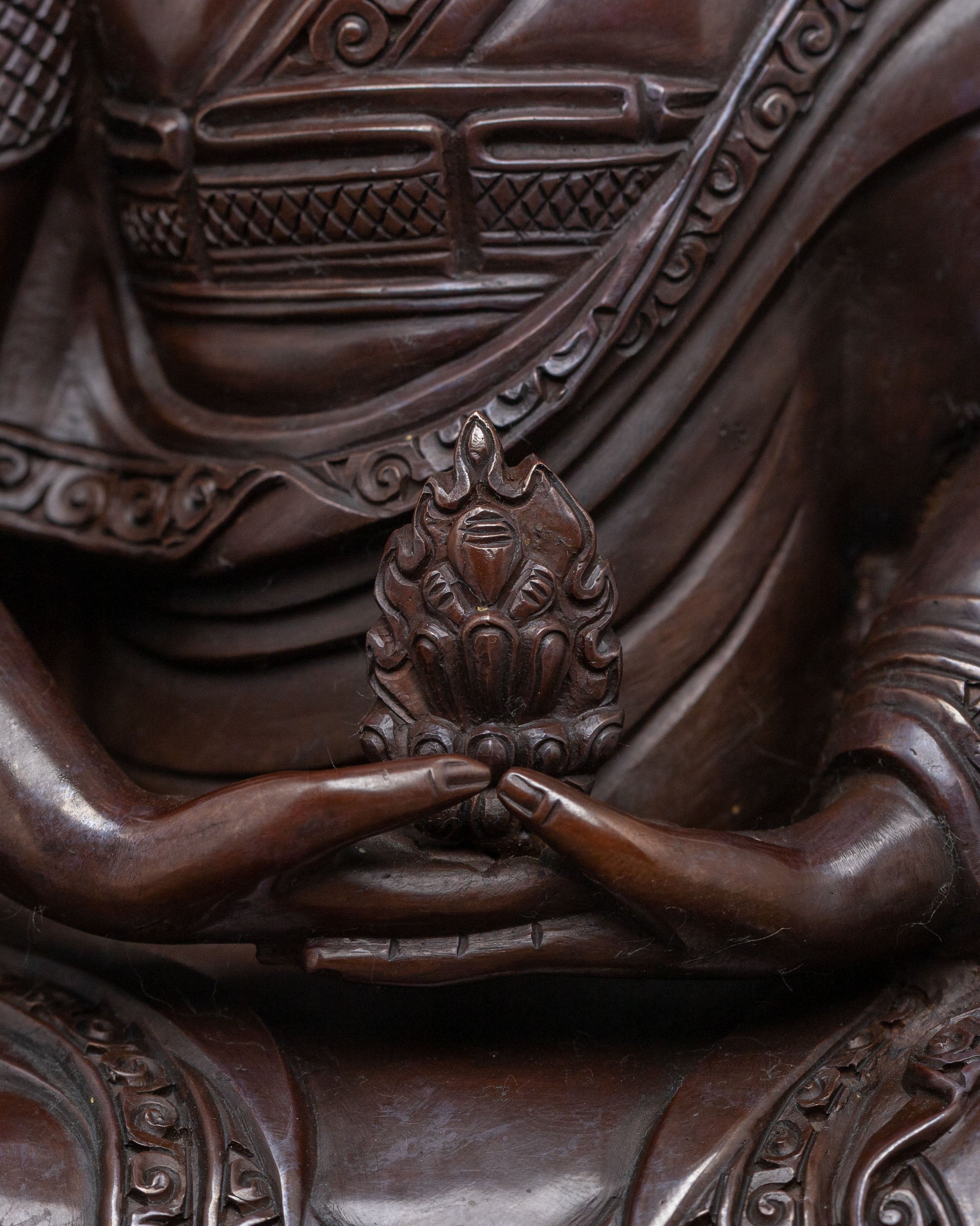 Gampopa: Buddhist Master Sculpture | The Physician Yogi of Tibetan Buddhism