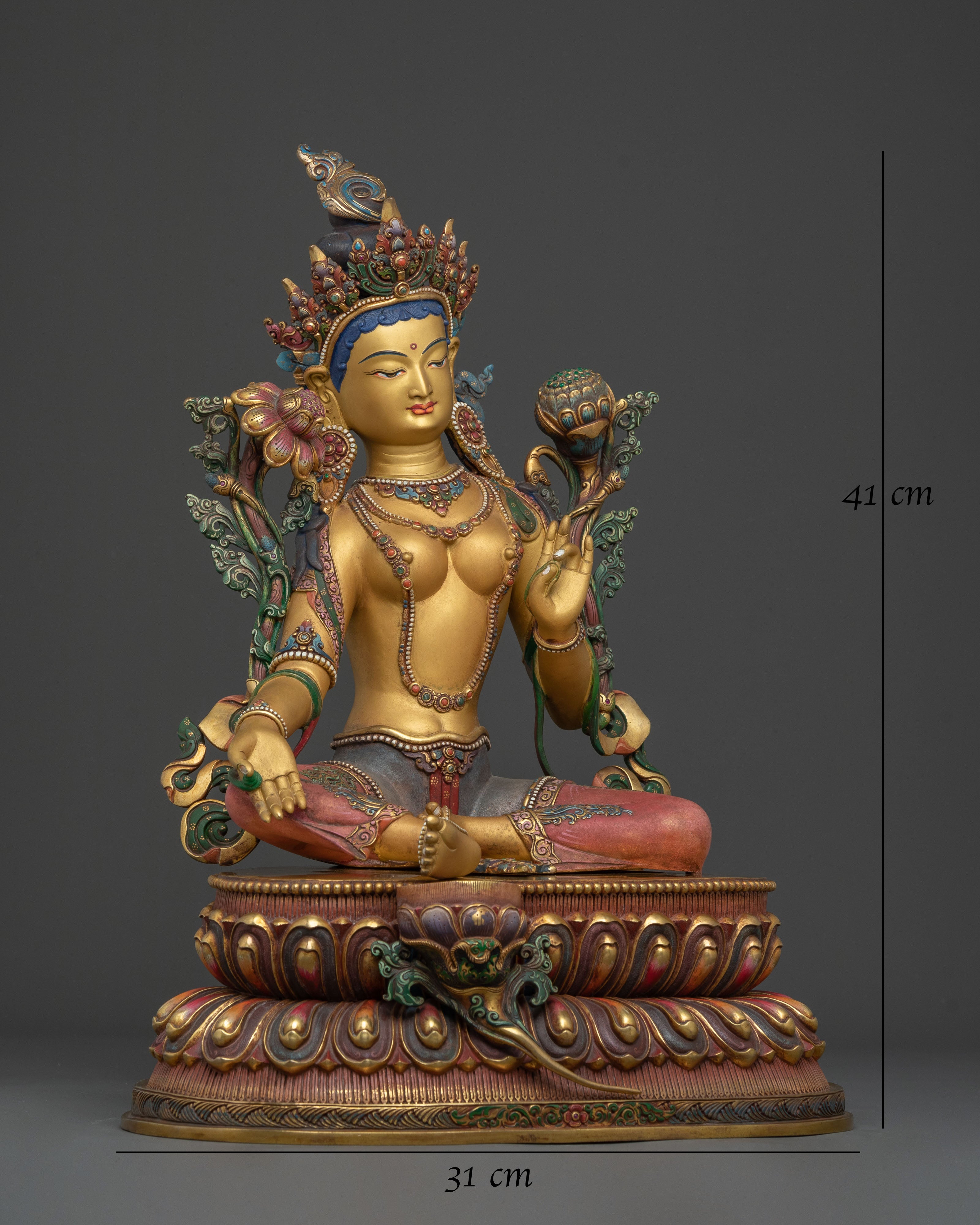 Green Tara Compassionate Mother Statue