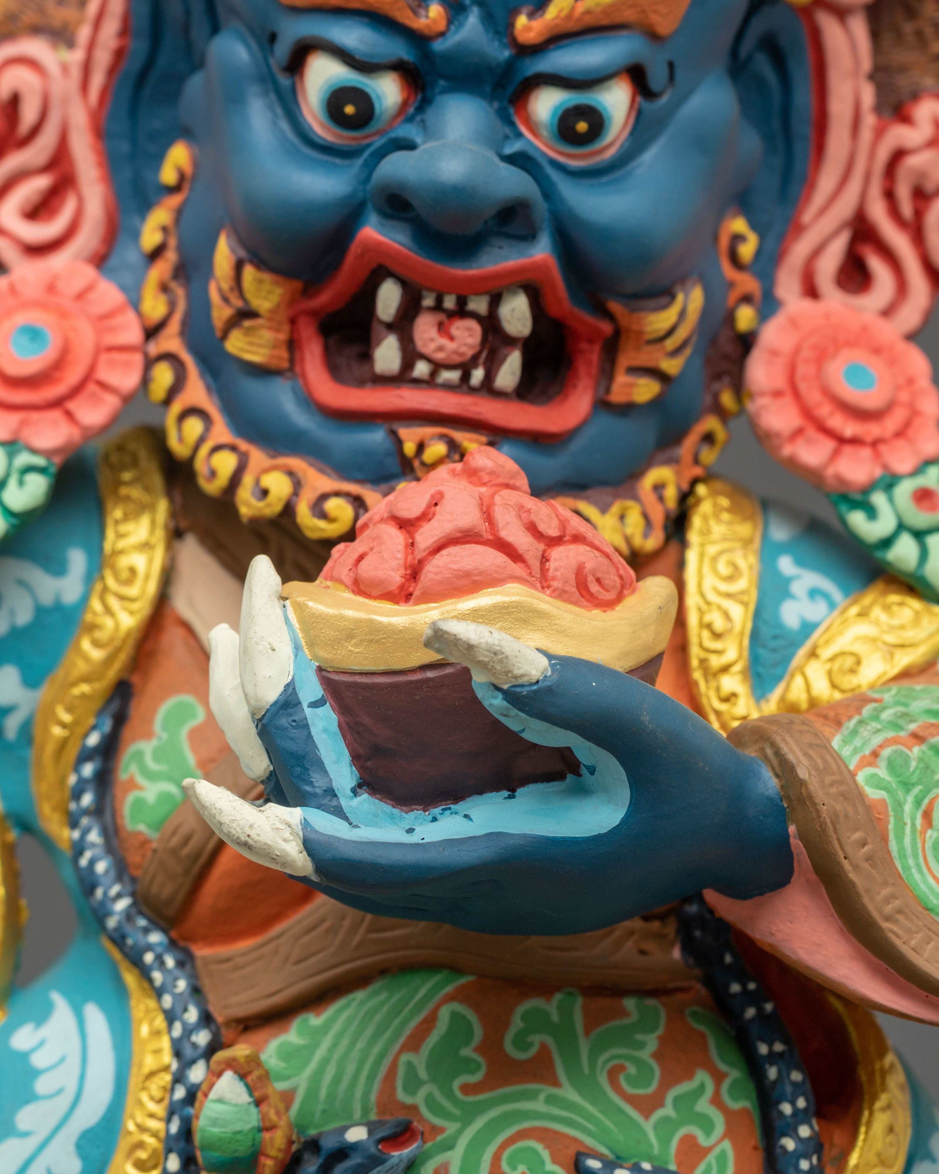 Mahakala Bernakchen Statue of Protection | Altar Decor
