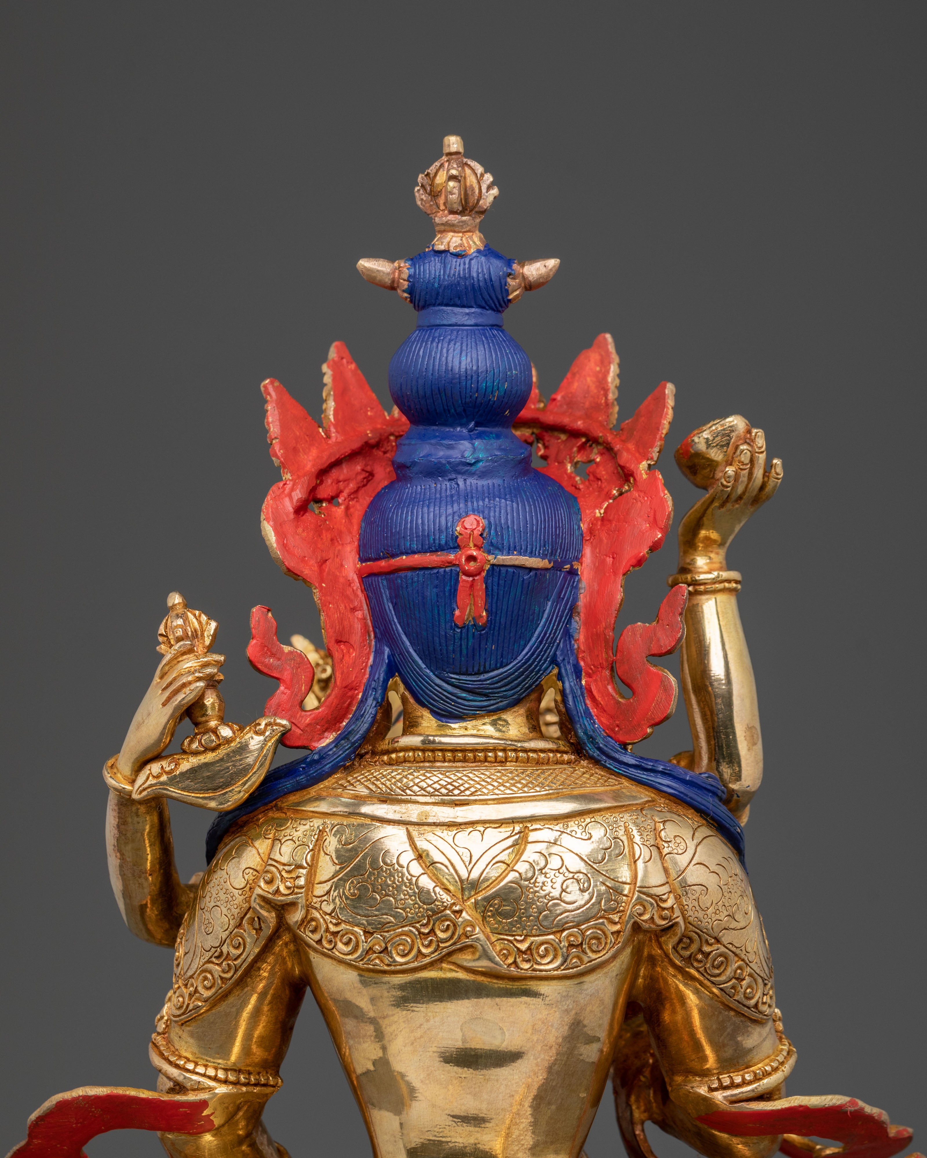 Handmade Statue of Vajrasattva with Vajragarvi | Deities of Purification