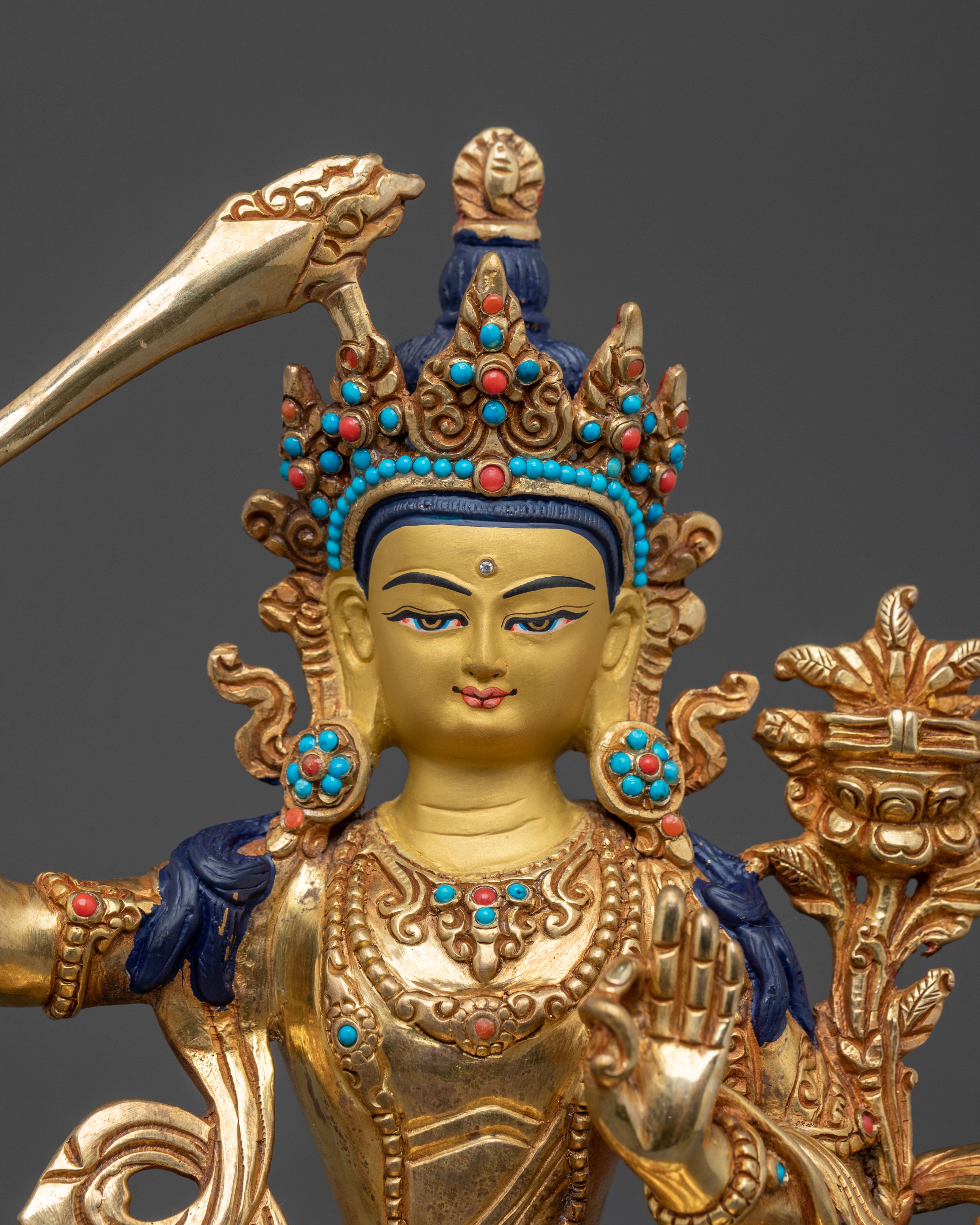Divine Manjushri Statue | Buddhist Altar Decor