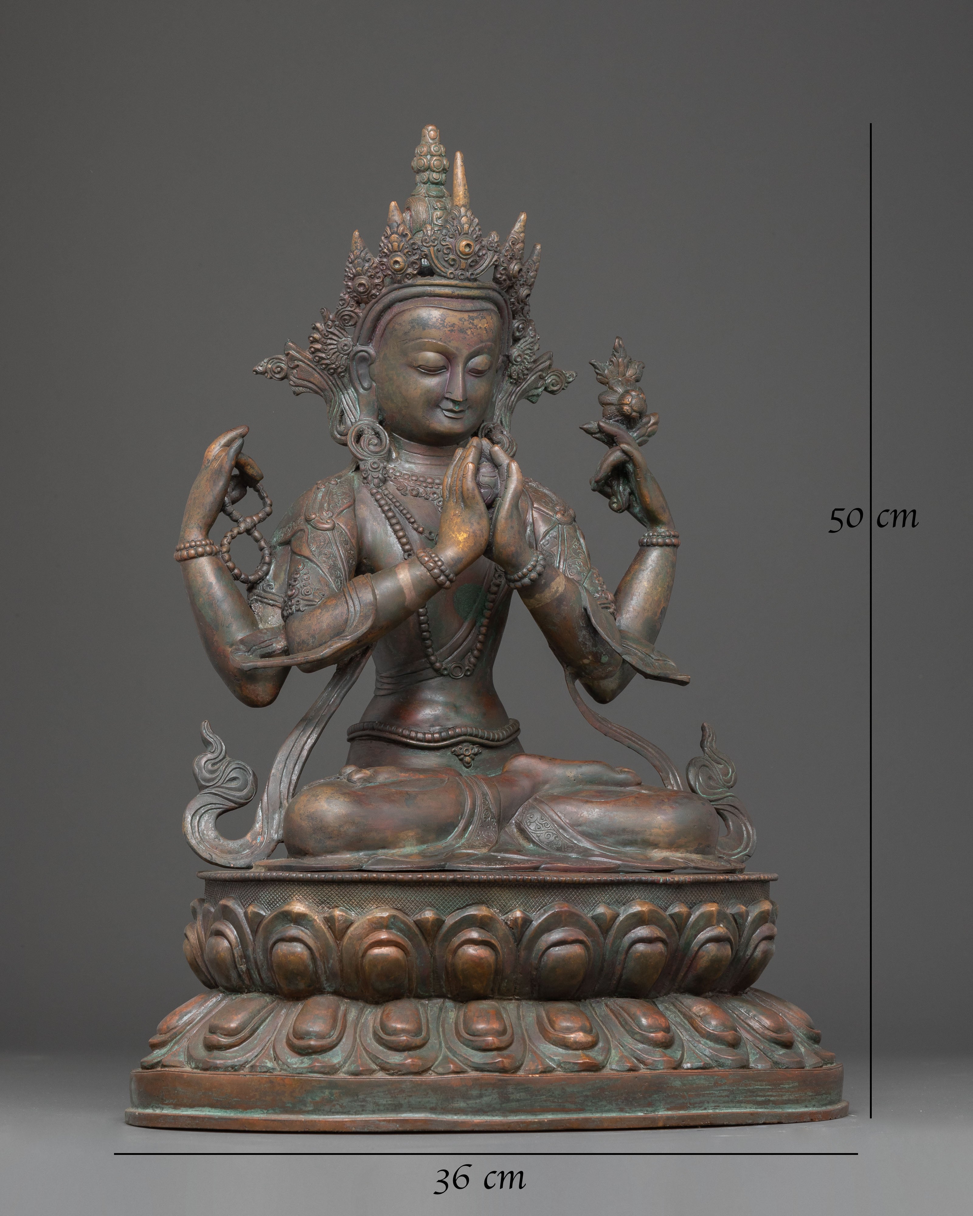 Handmade Chenrezig Statue of Wisdom