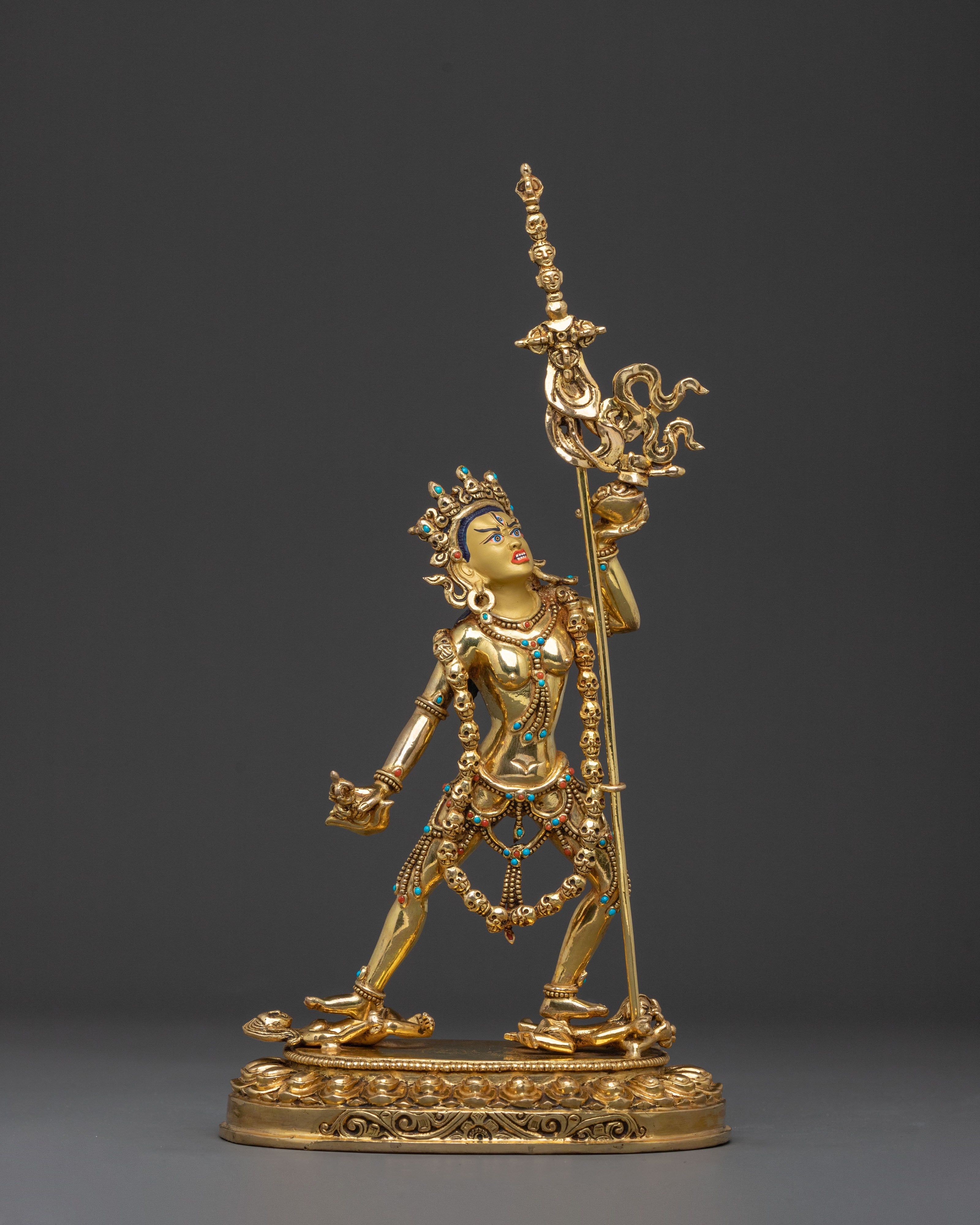 Buddhist Dakini Vajrayogini Statue | Wrathful Dakini of Enlightened Wisdom