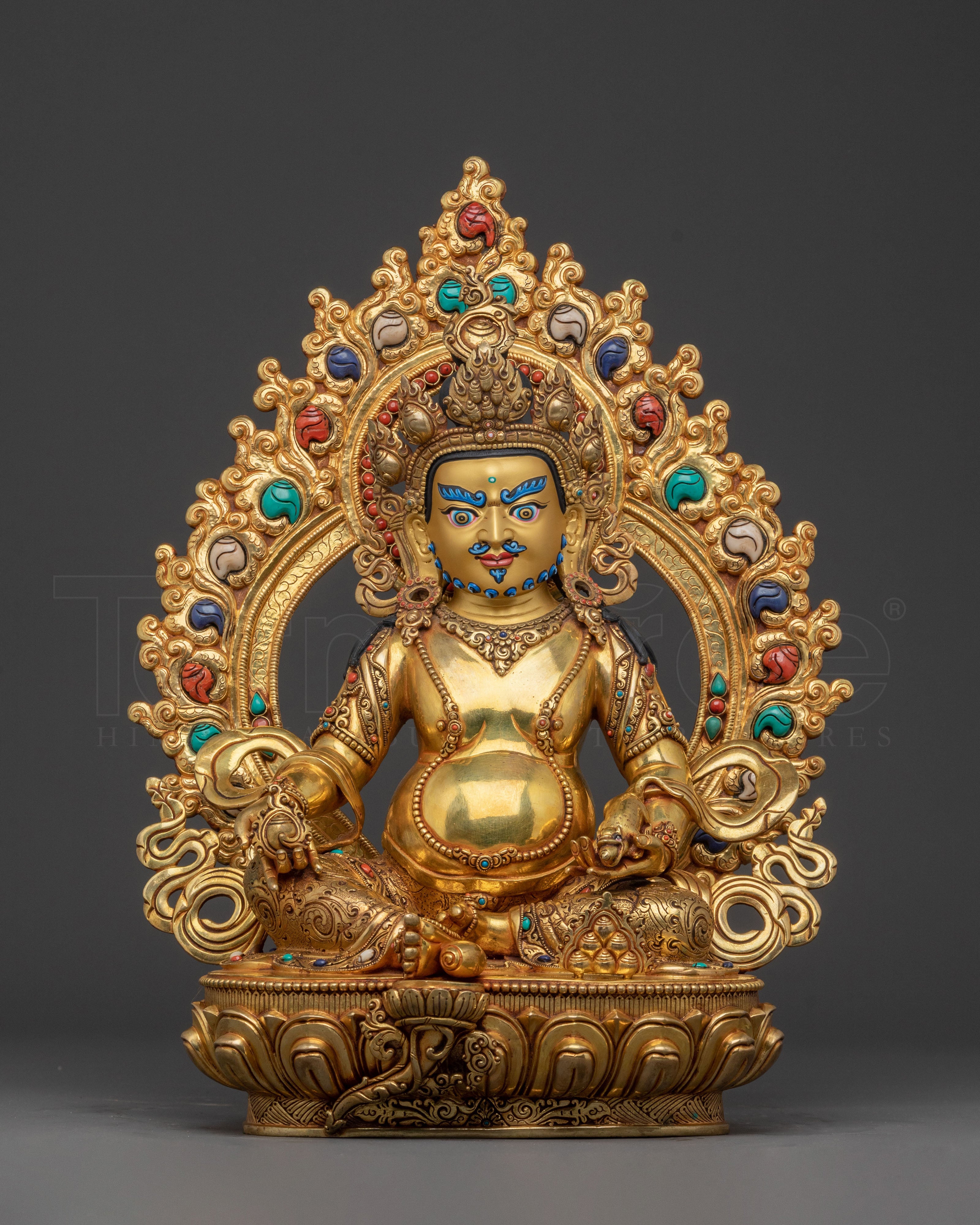Golden Dzambhala Sacred Statue