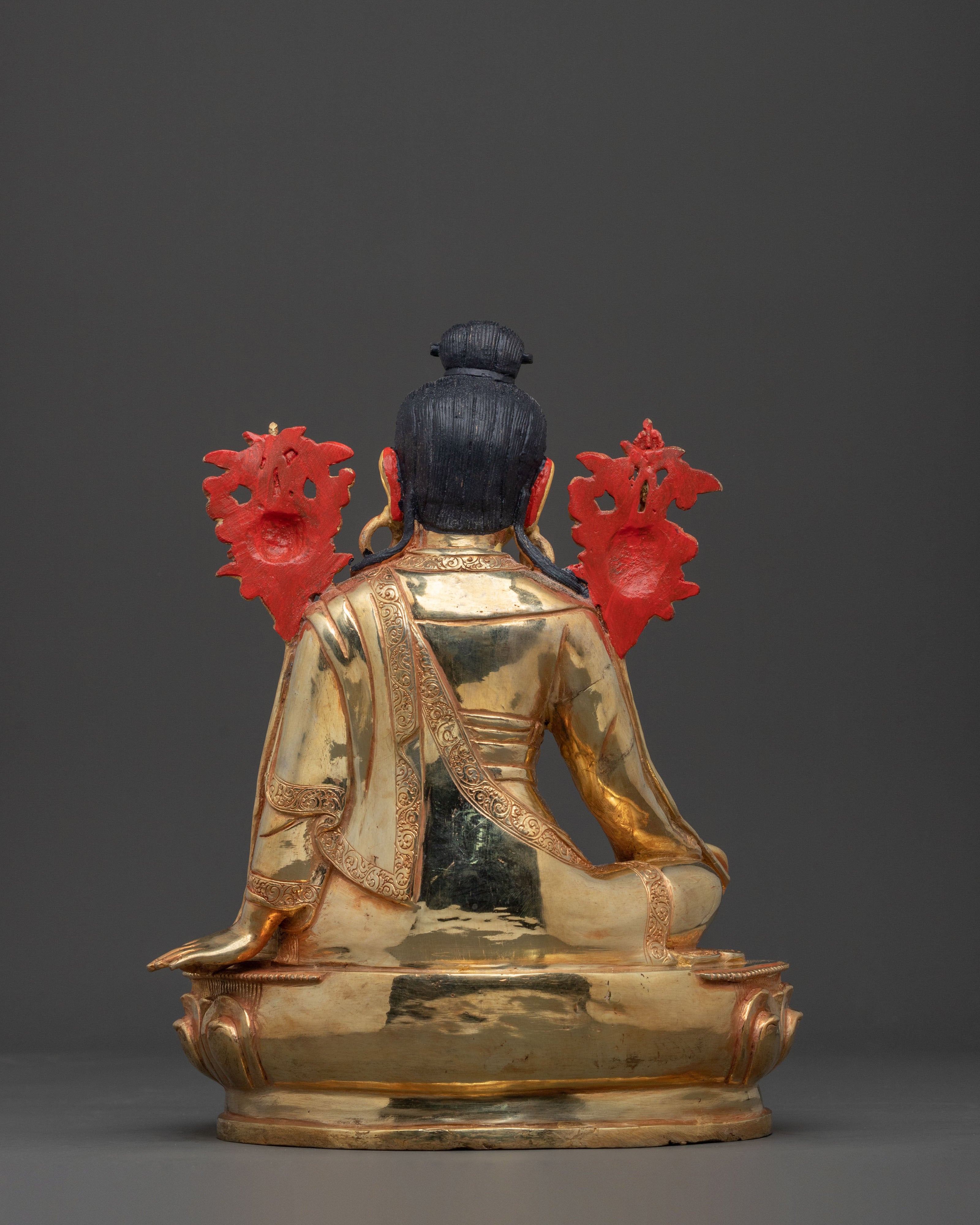 Jigme Lingpa Statue | Handmade Himalayan Altar Decor Sculpture