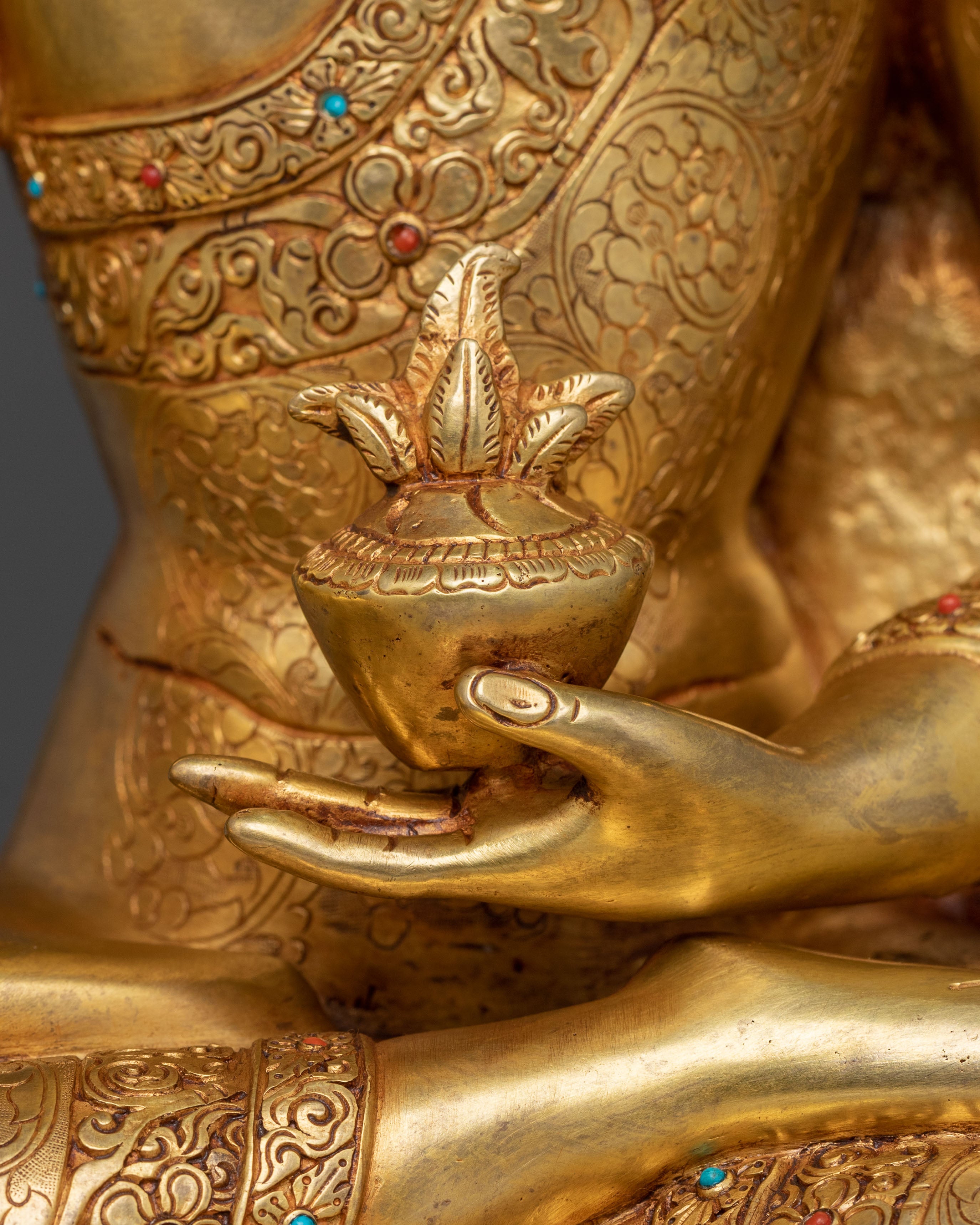 Sacred Medicine Buddha Health Statue | Buddhist Meditation Decor