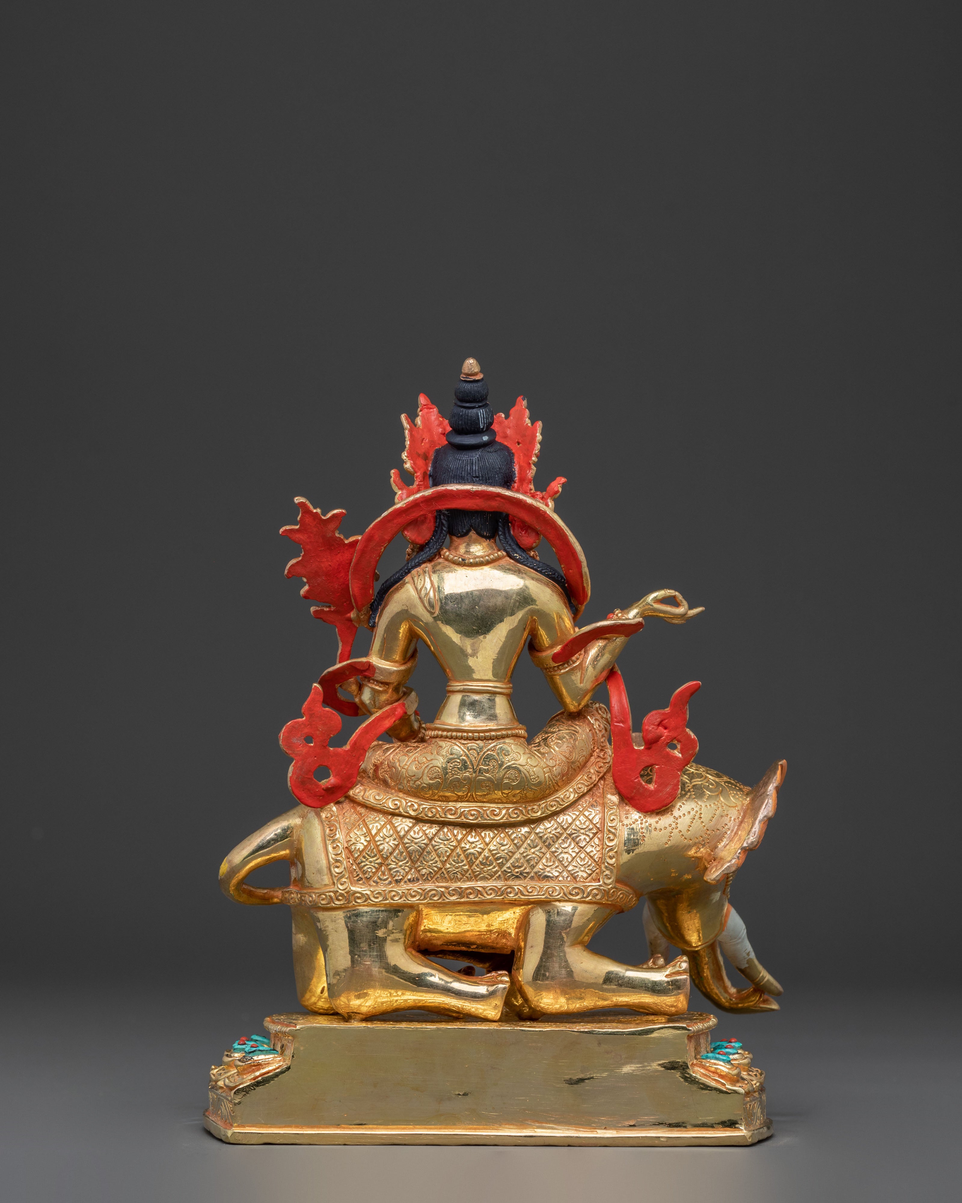 Simhanada Manjushri and Samantabhadra Statue Set