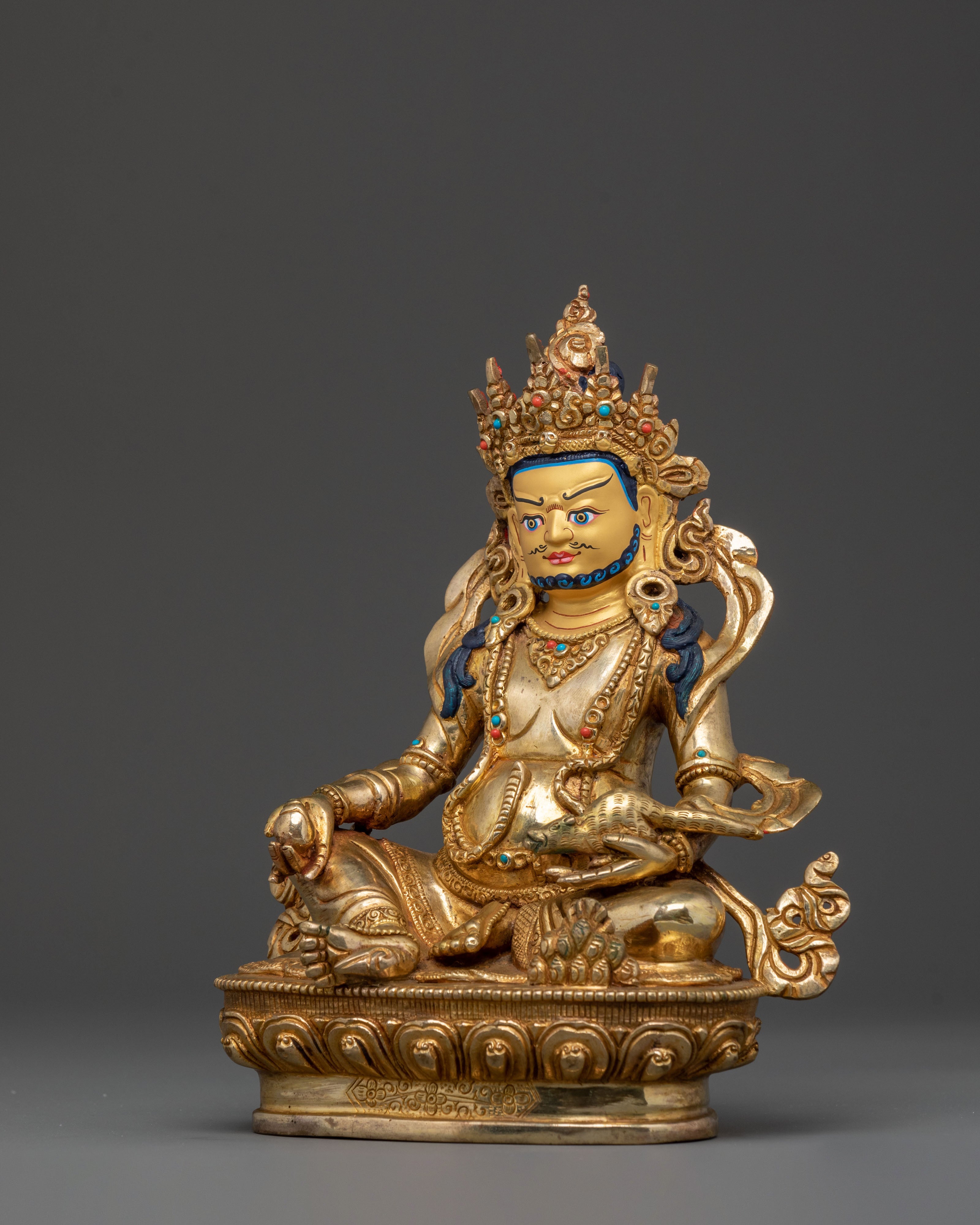 Buddhist Deity of Wealth Dzambhala Statue