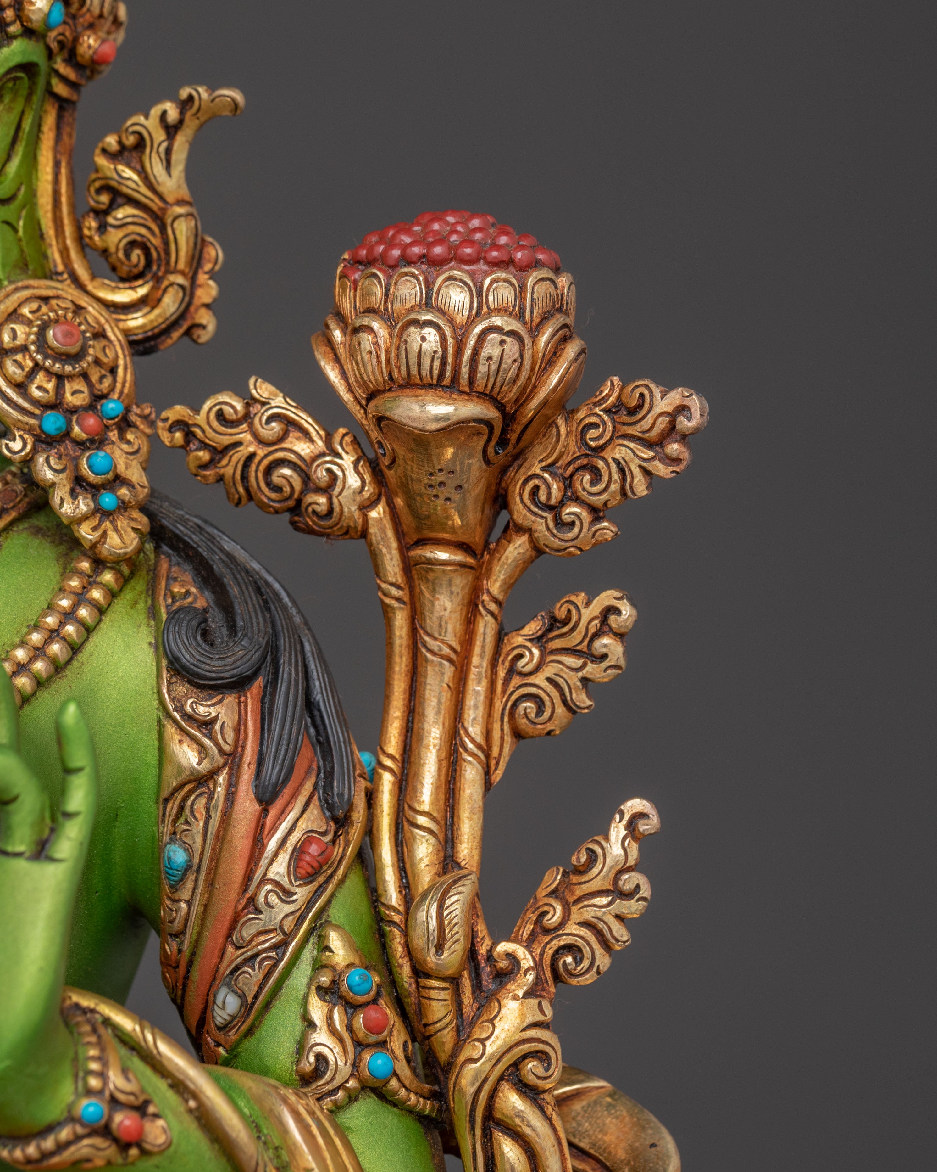 Green Tara Liberator Buddha Statue