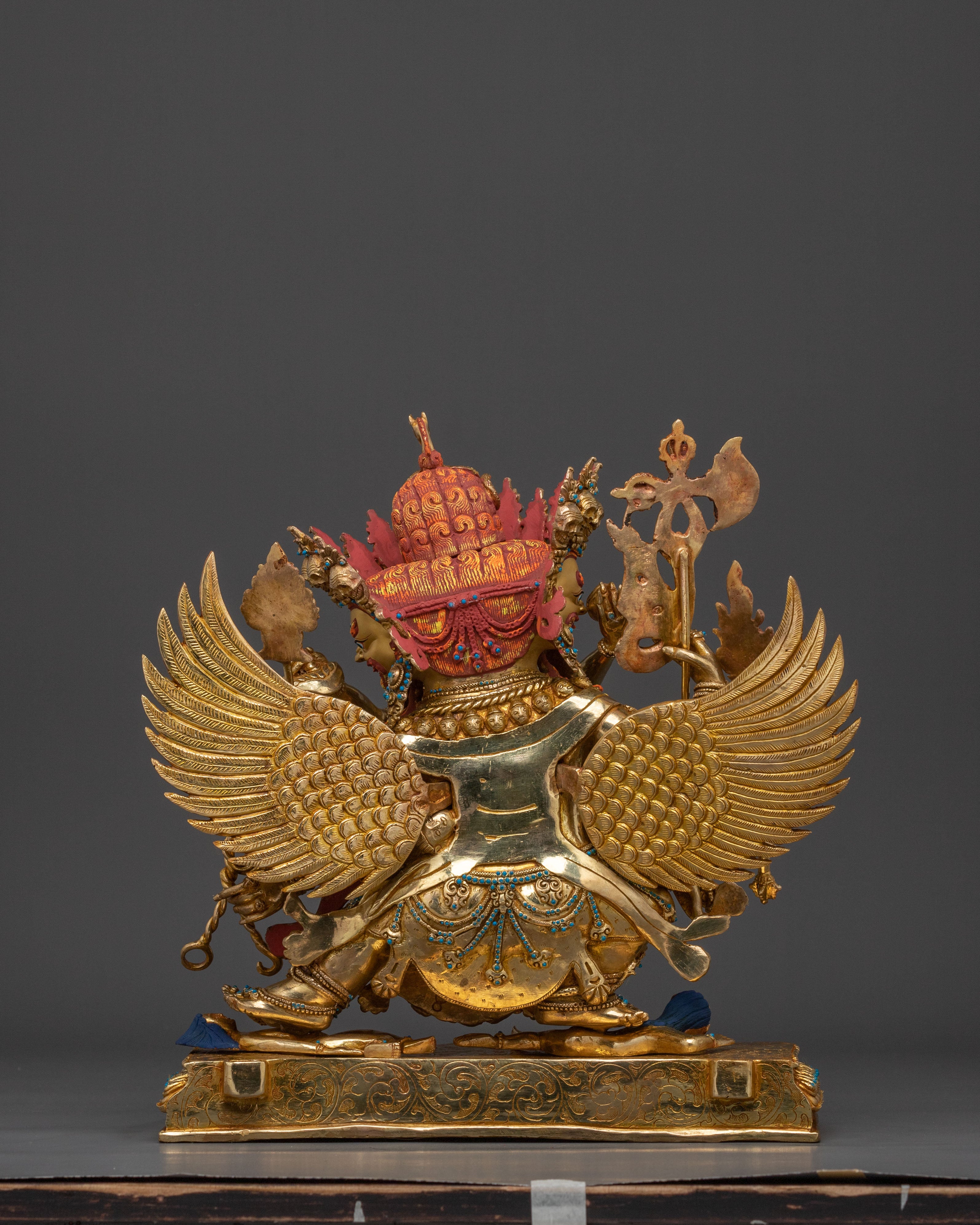 Hayagriva Wrathful Deity Statue | Handmade Tibetan Himalayan Altar