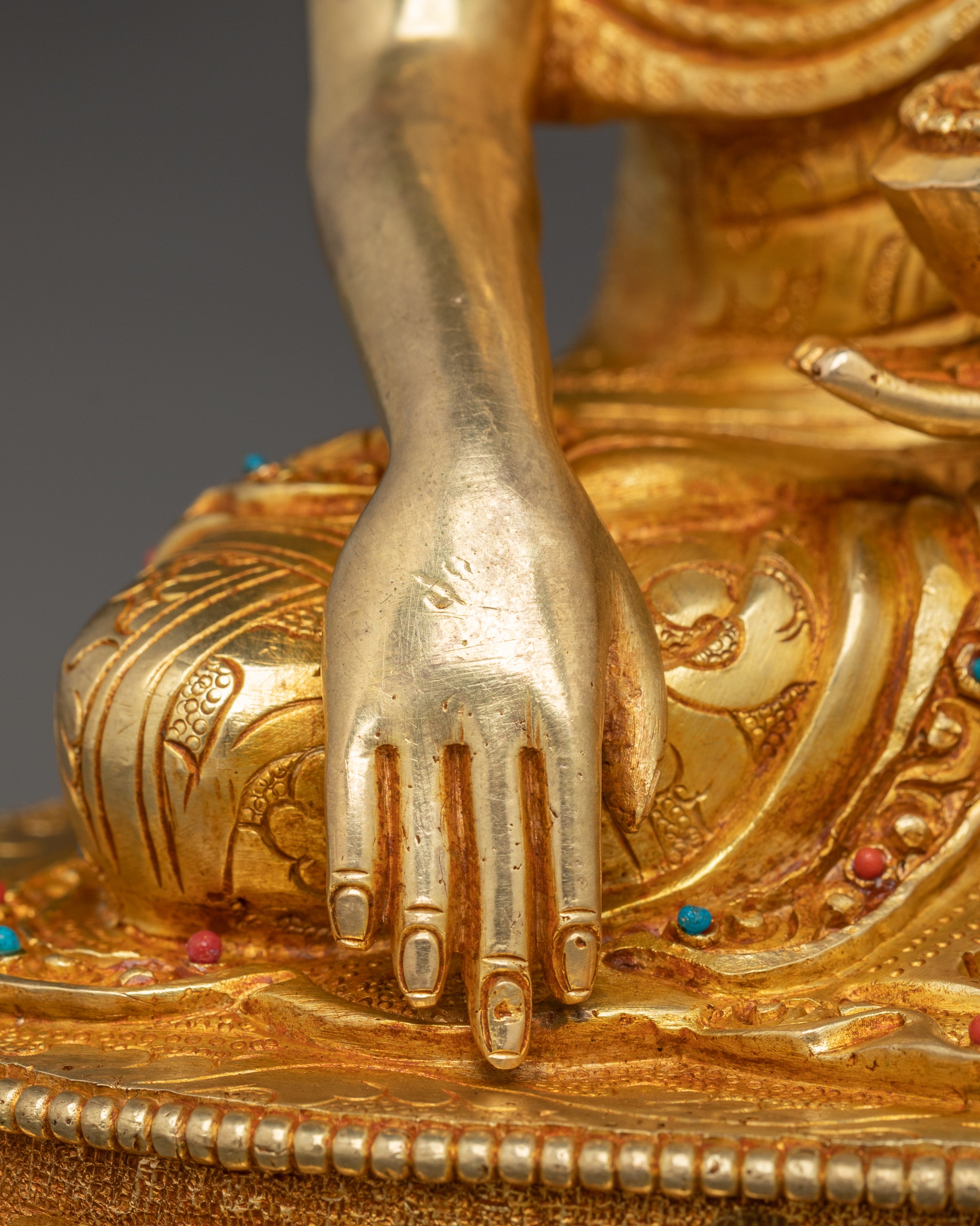 Handmade Sculpture of Dharma Guru Shakyamuni Buddha | Enlightened Master
