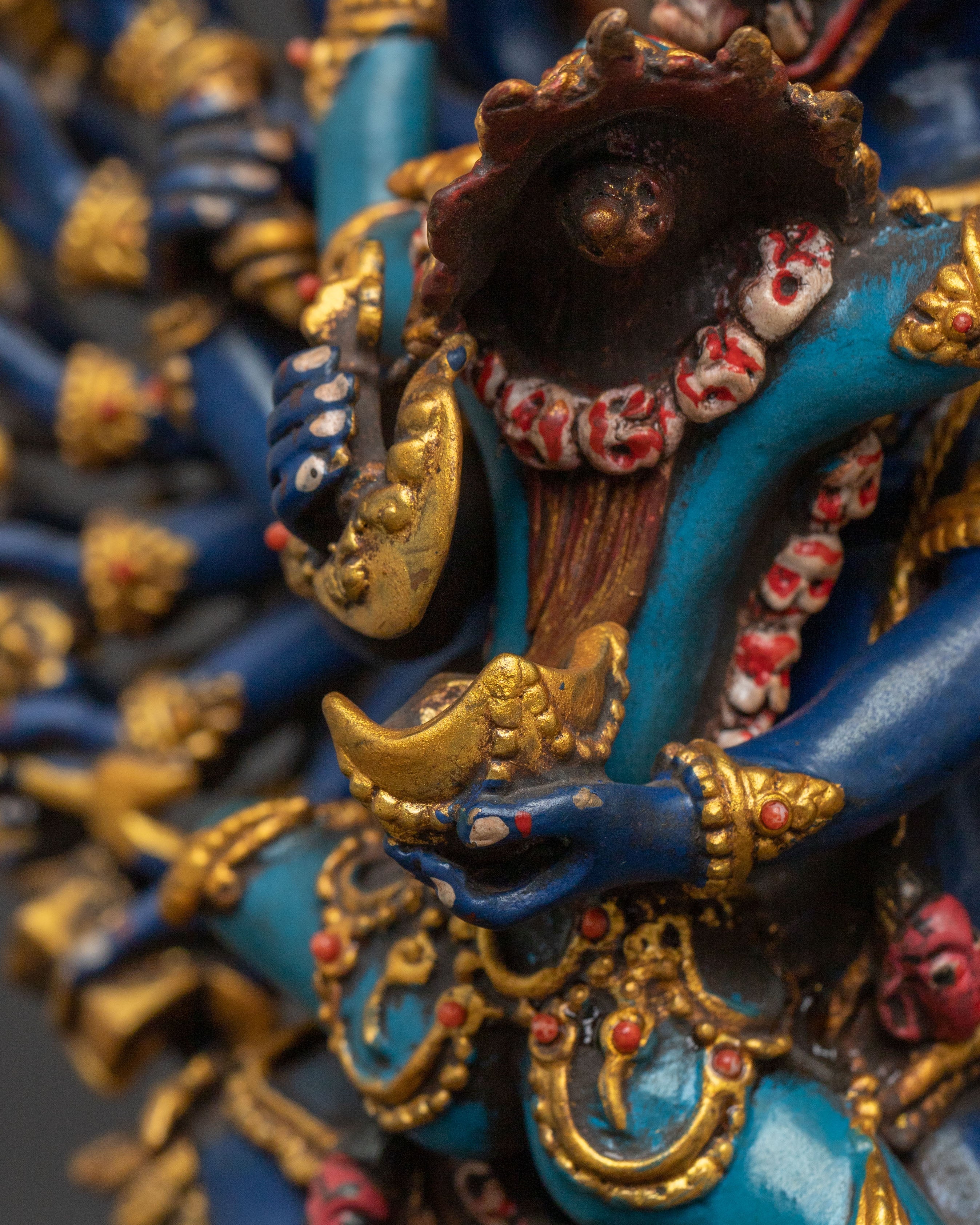 Guardian Yamantaka Statue With Consort | Protector Icon