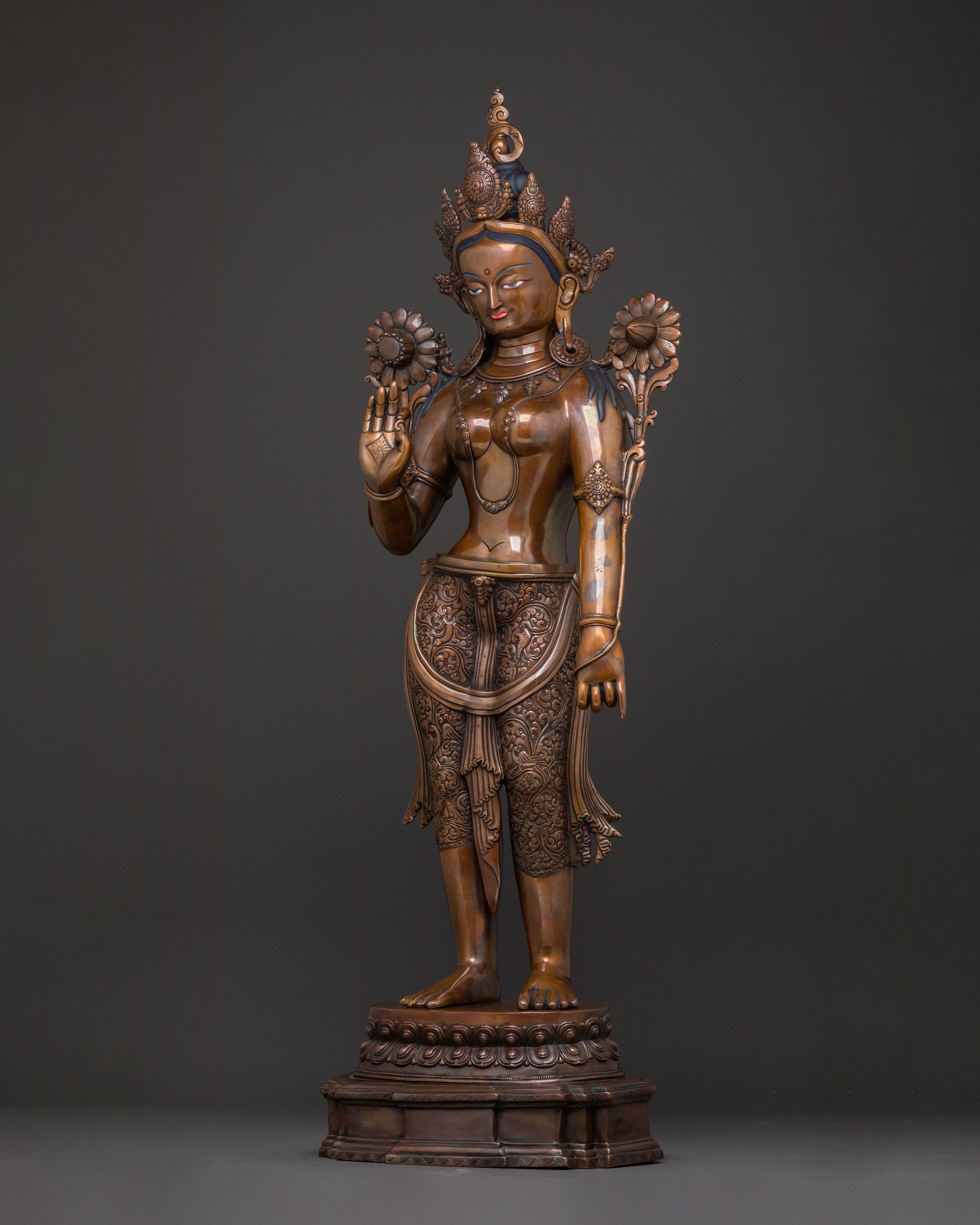 Standing Tara Traditional Statue | Blessing Figure