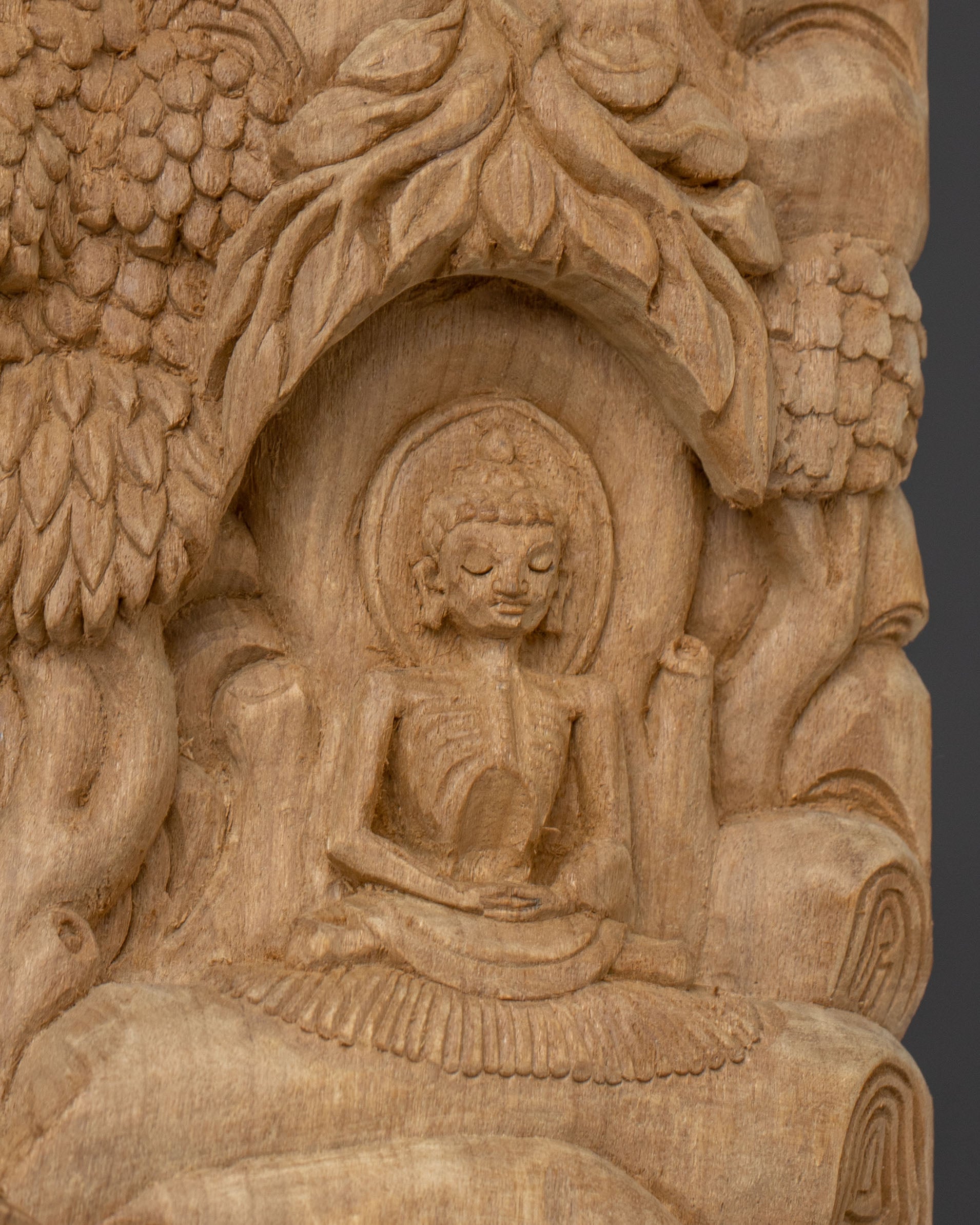 Shakyamuni Buddha Spiritual Wooden Sculpture | Available for Commision