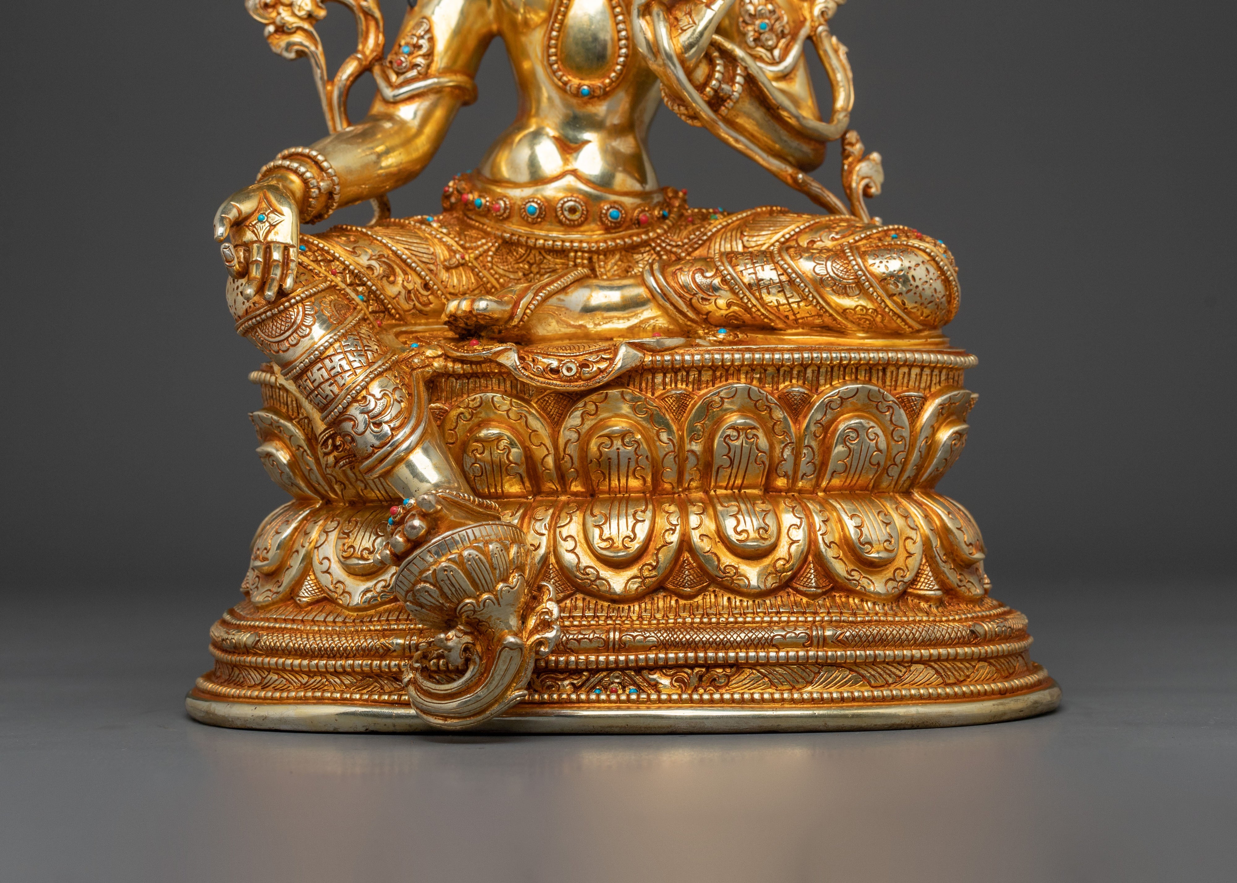Green Tara Spiritual Statue | Female Bodhisattva