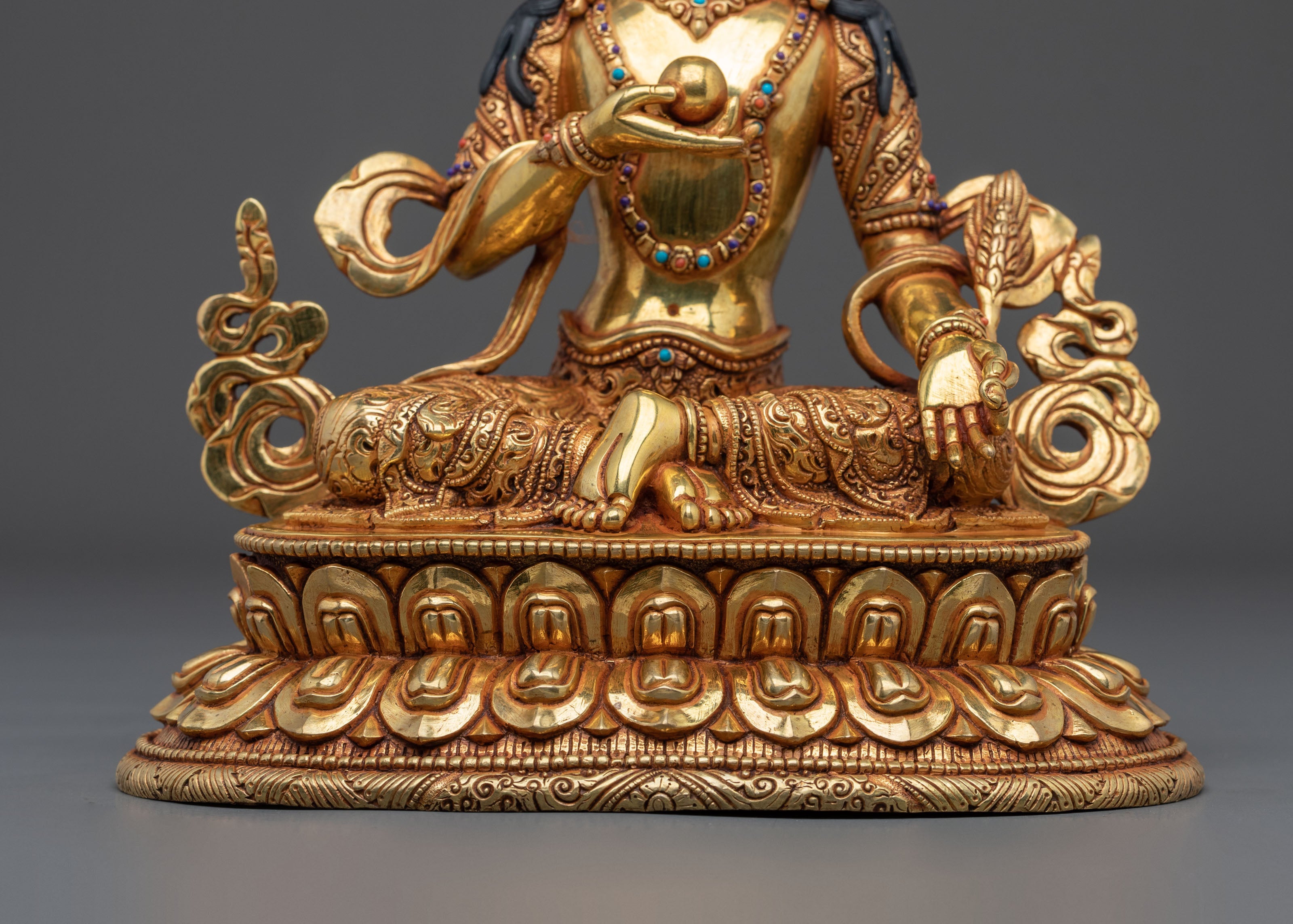 Kshitigarbha Spiritual Copper Statue | Symbol of Compassion
