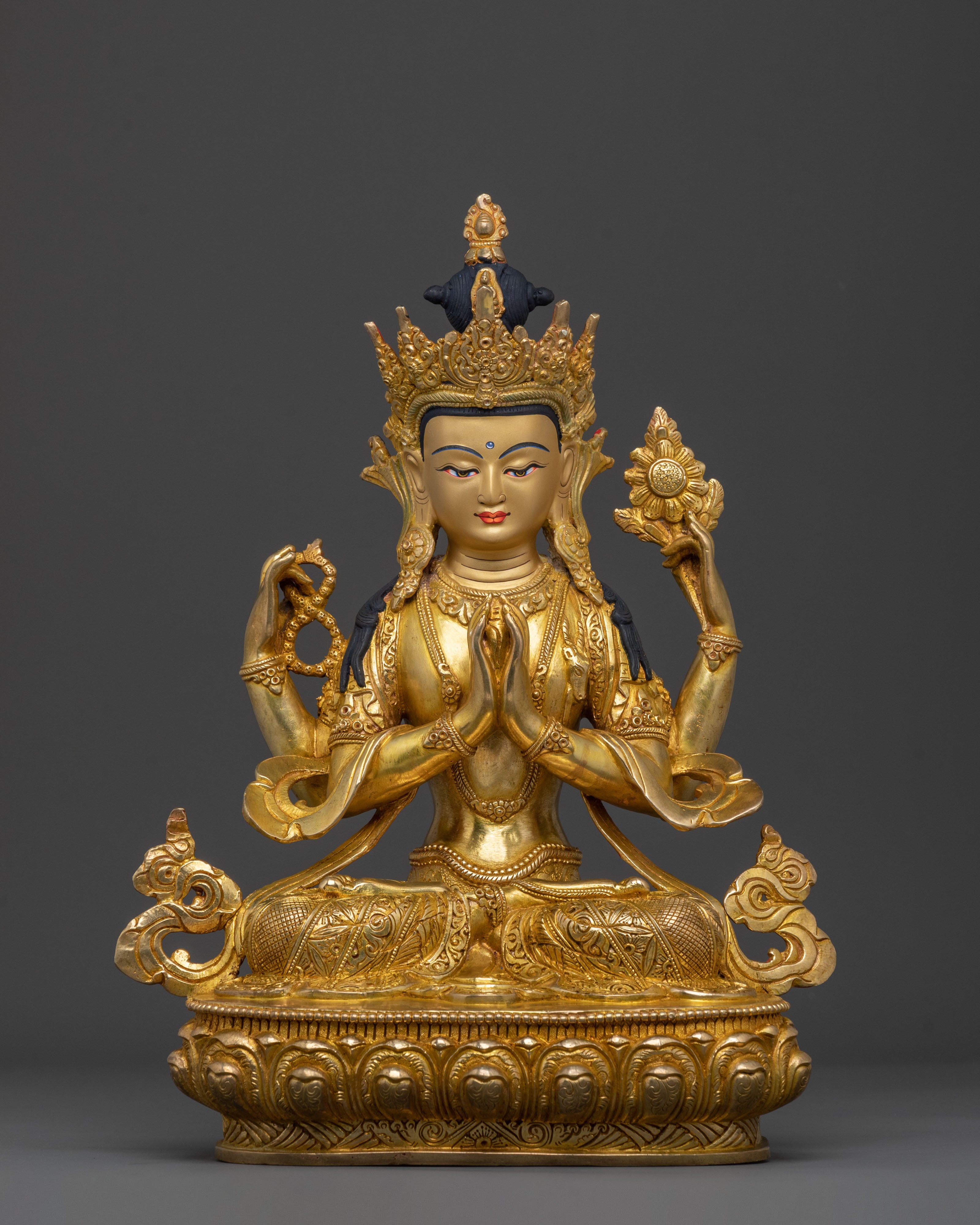 Golden Rupa of Chenrezig | Buddha of Infinite Compassion