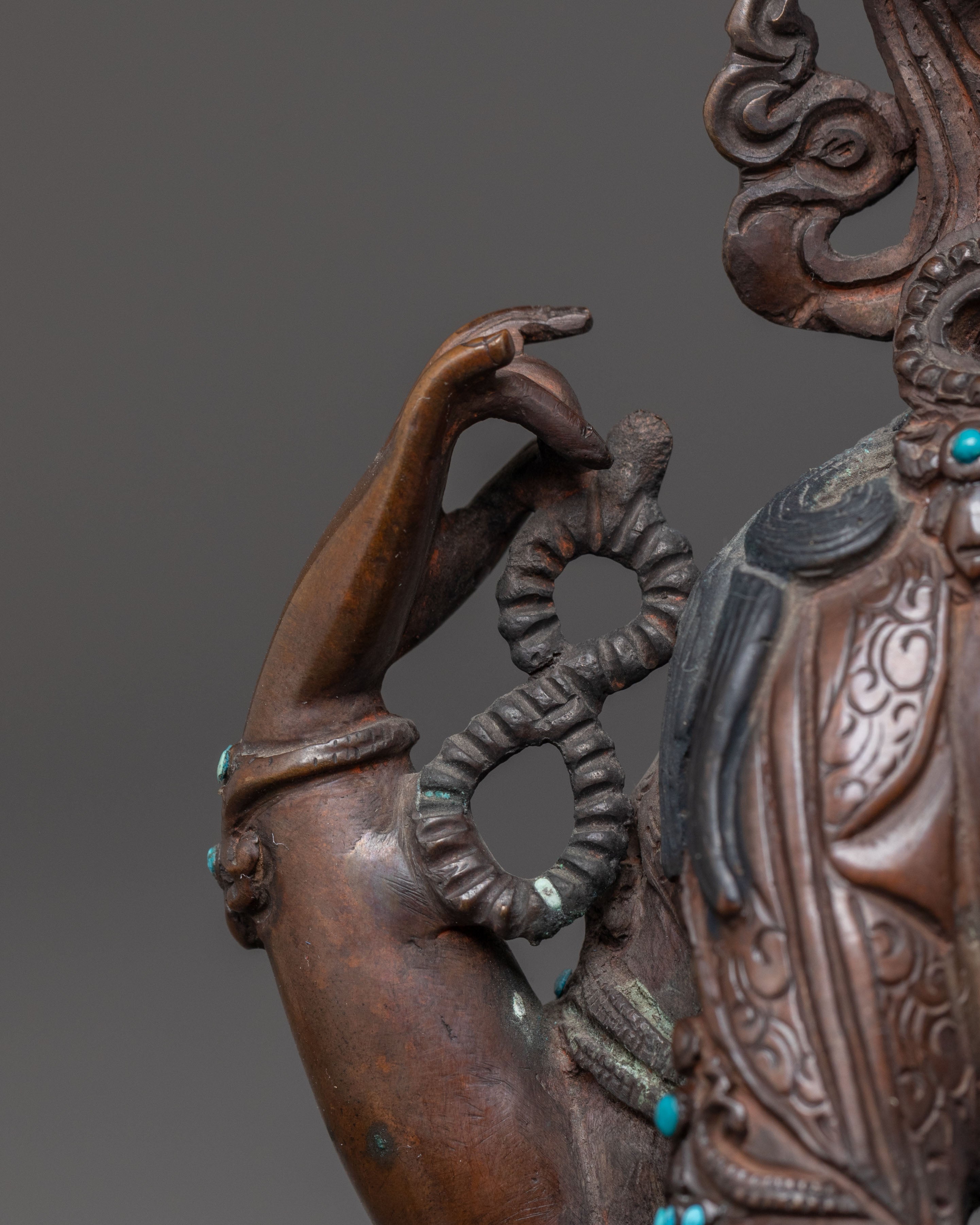 Handcrafted Chenrezig Statue of Compassion | Four-Armed Bodhisattva