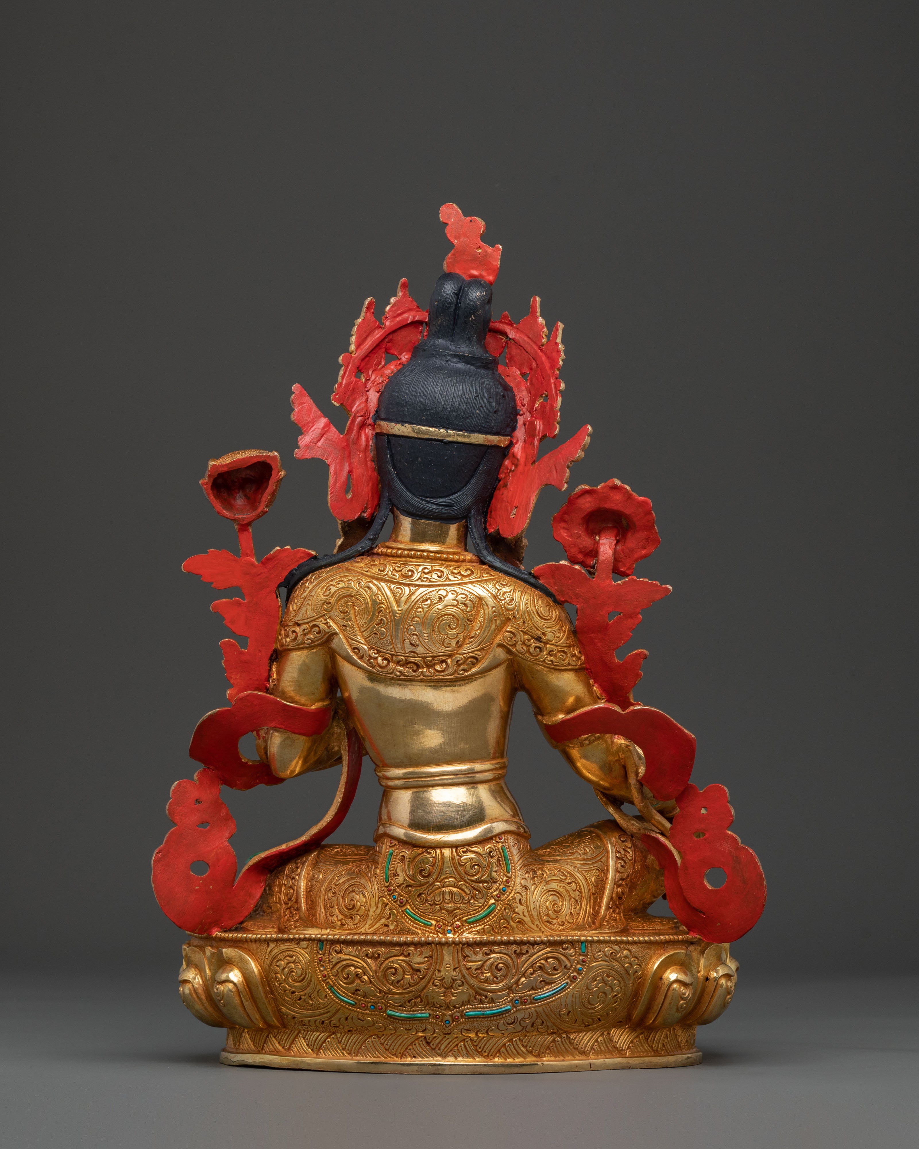 Green Tara Serene Buddhist Deity Statue | Symbol of Compassion