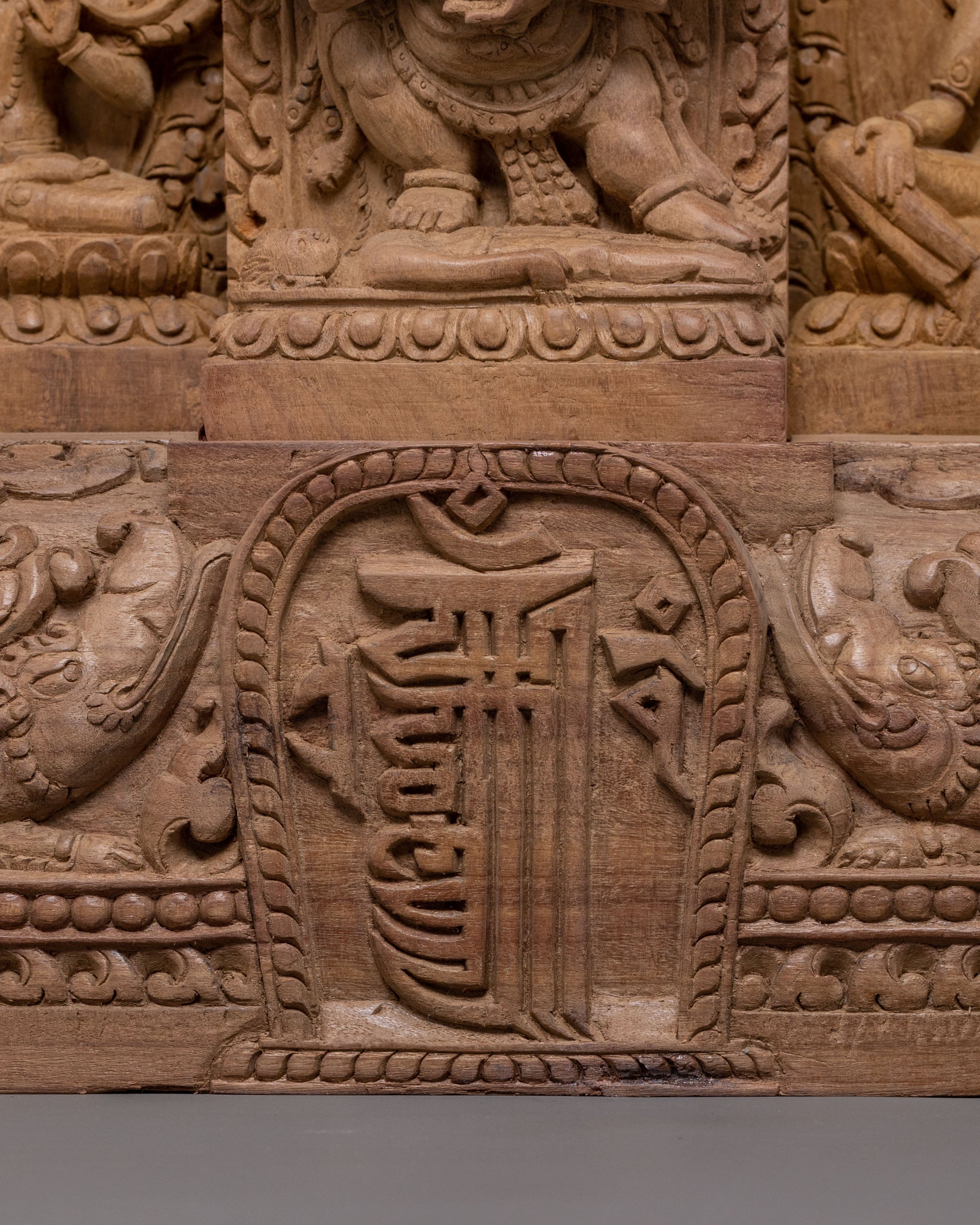 Vajrasattva Purification Wooden Sculpture | Home Decor