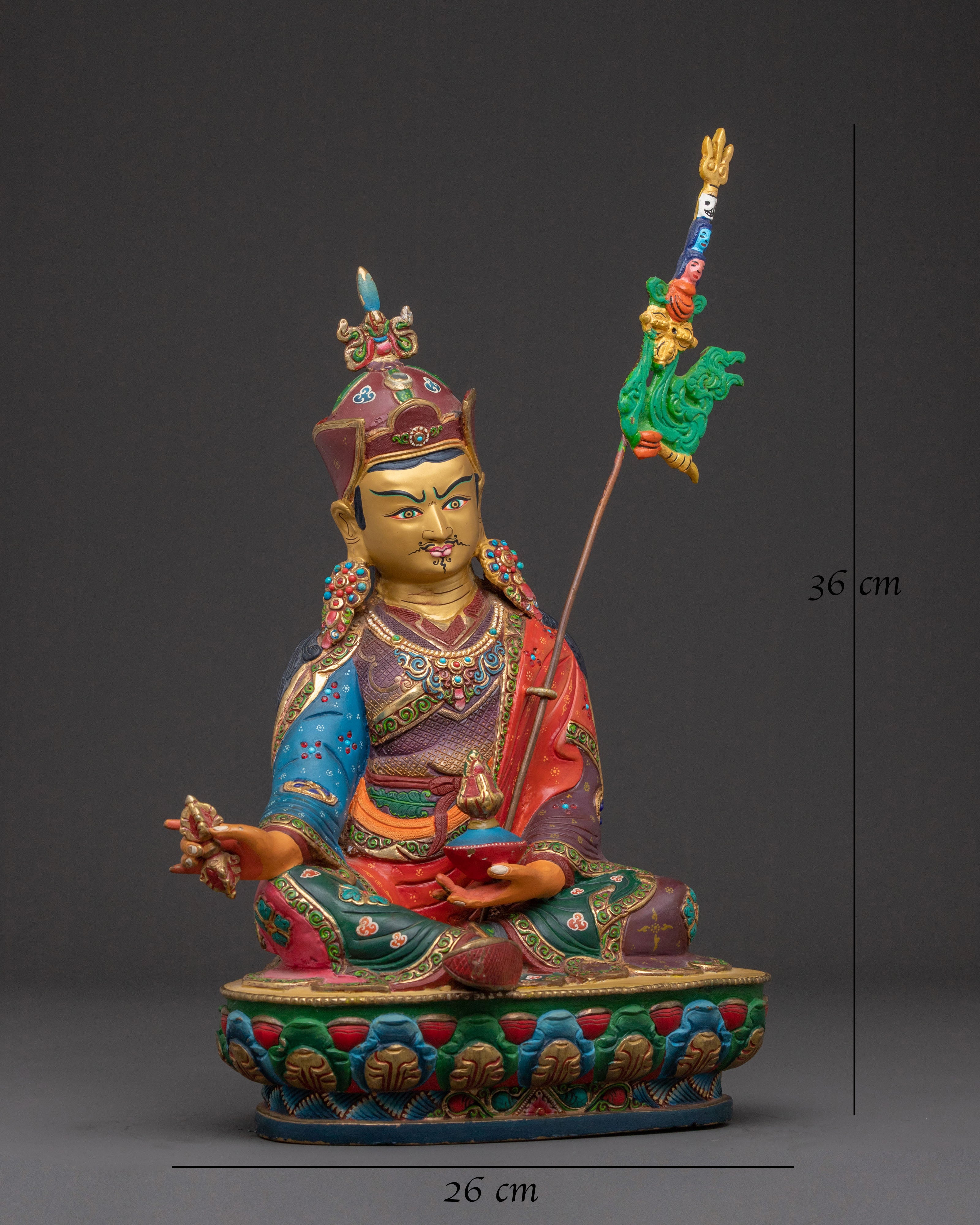 Guru Rinpoche Sacred Statue | The Lotus Guru