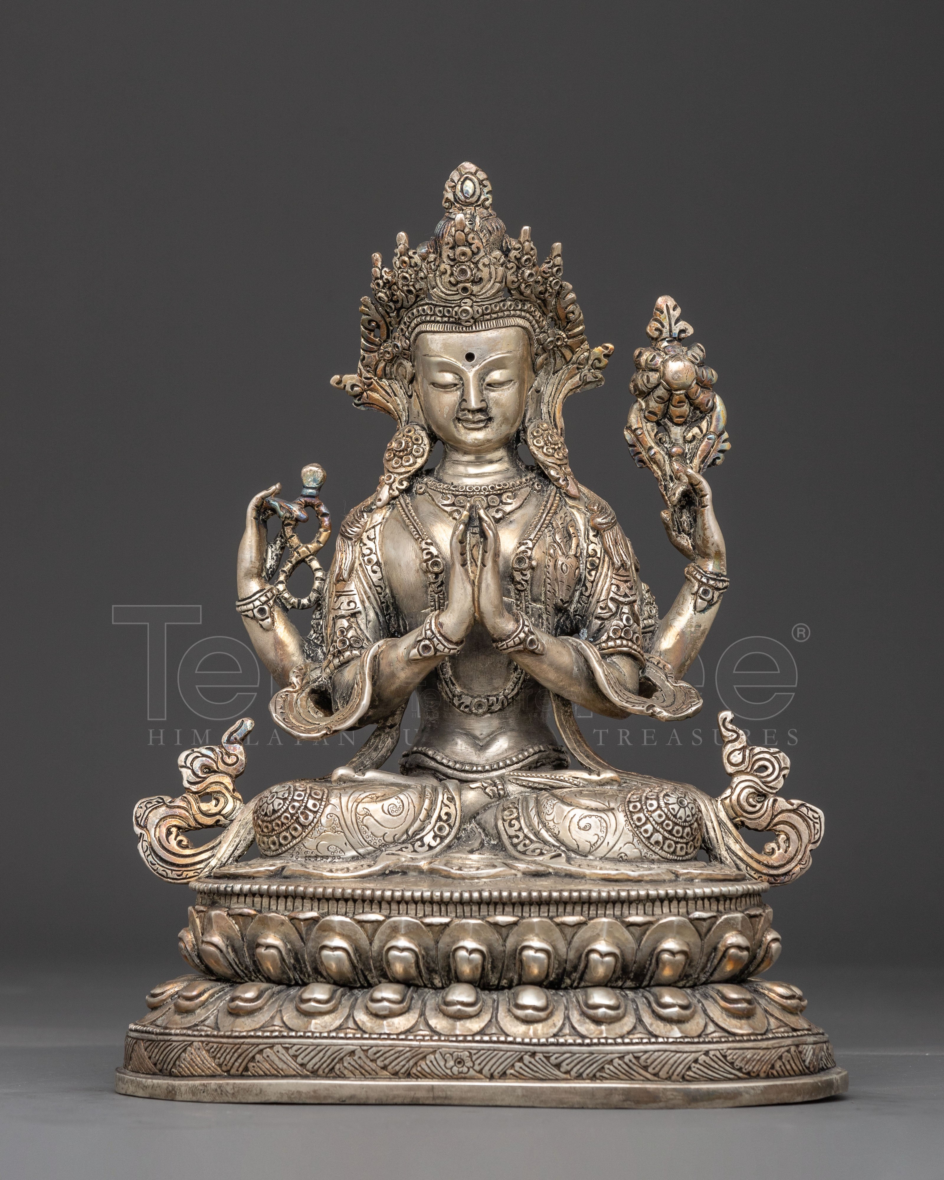 Himalayan Statue of Bodhisattva Chenrezig | Symbol of Compassion