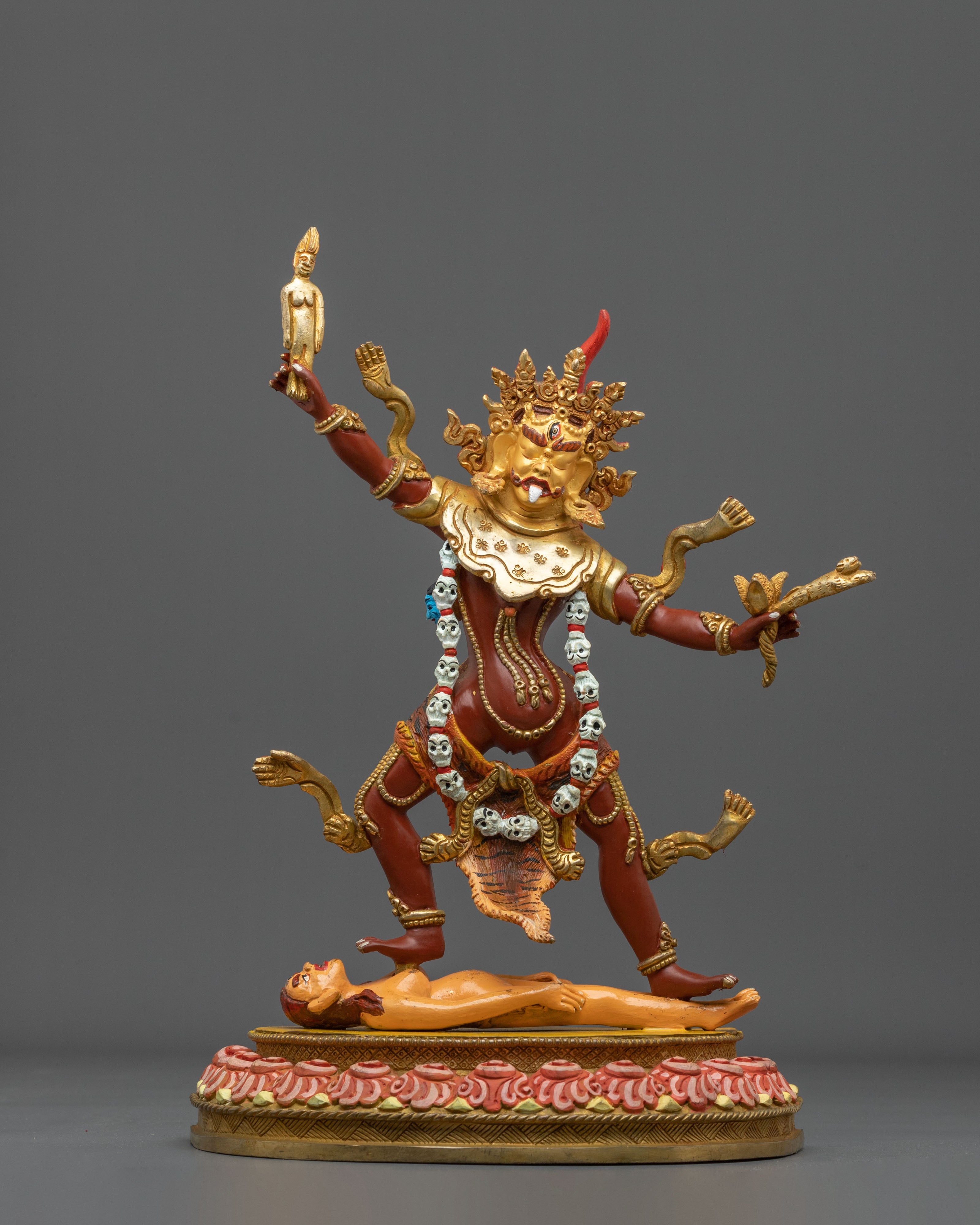 Ekajati Statue: Tibetan Buddhist Protector Sculpture
