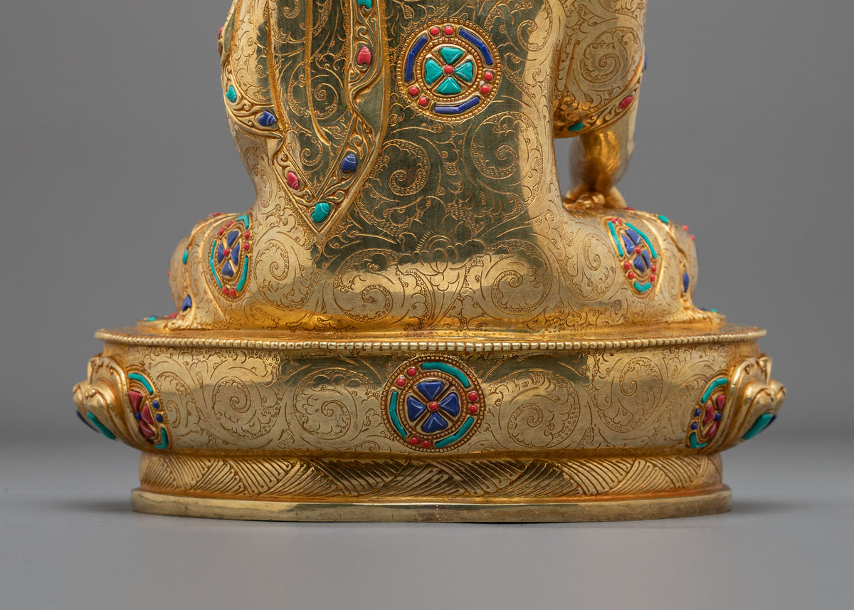 Spiritual Sage Shakyamuni Buddha Copper Statue