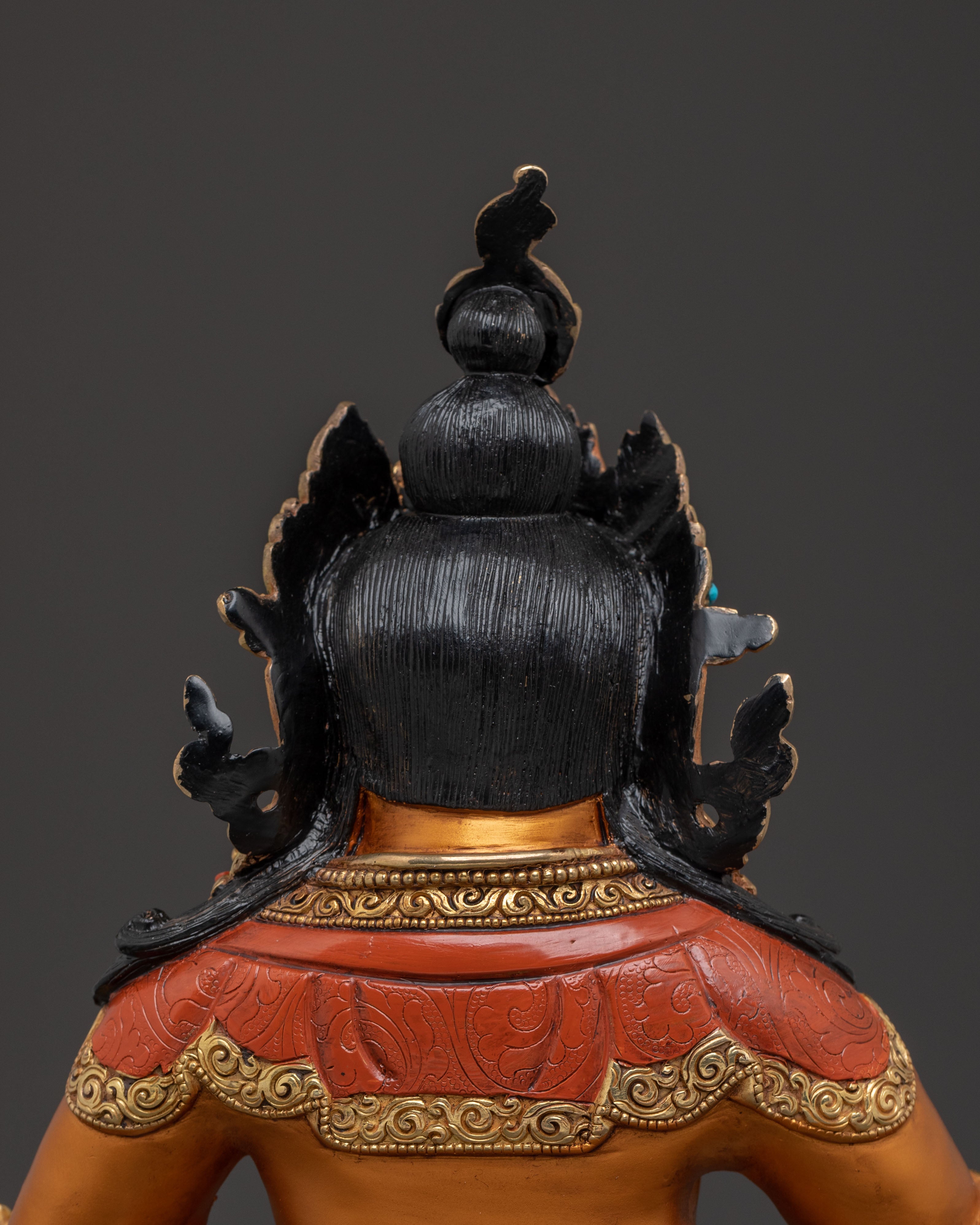 Dzambhala Protector Statue – 24K Gilded Serenity