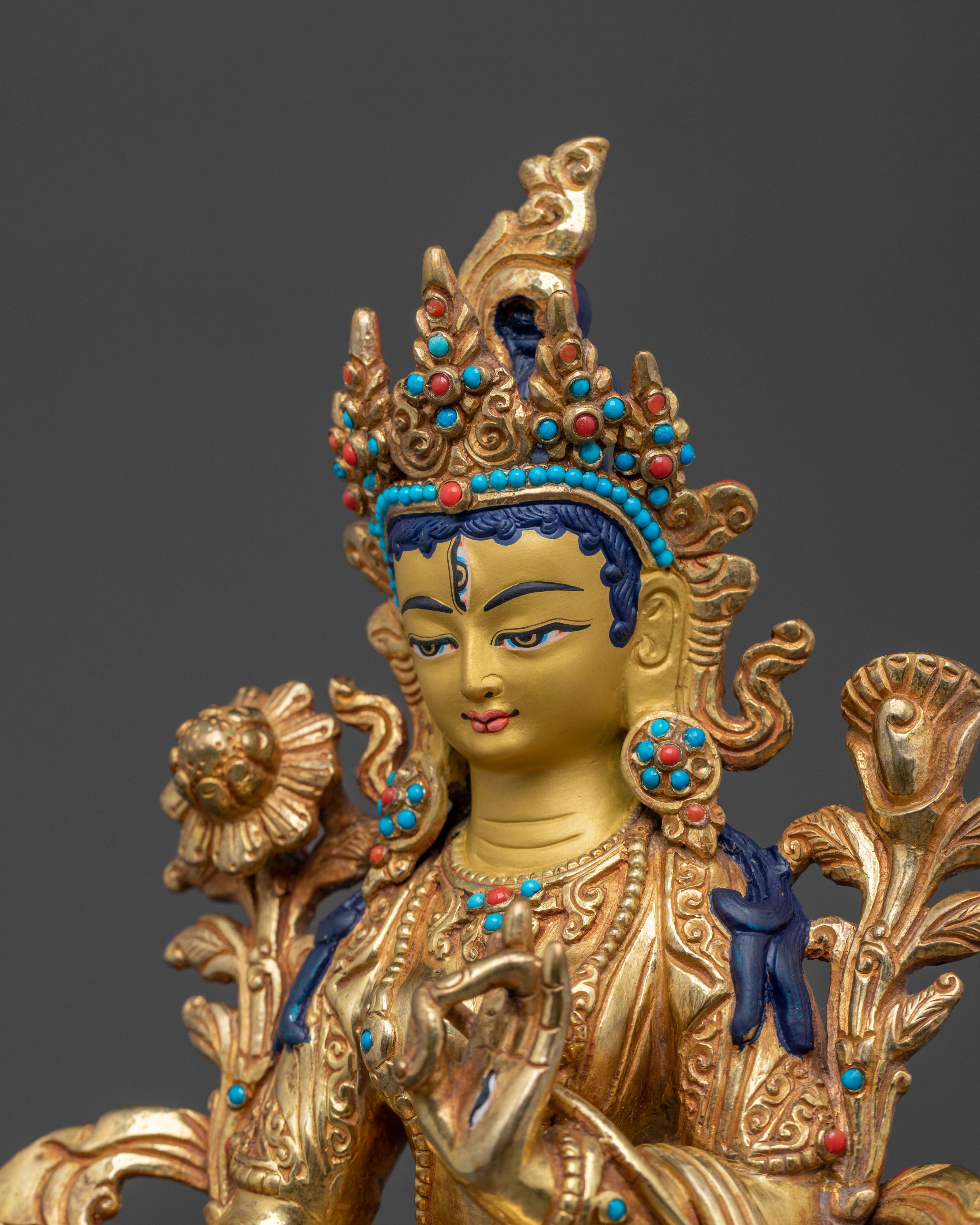 Guardian White Tara Statue | Sacred Altar Decor
