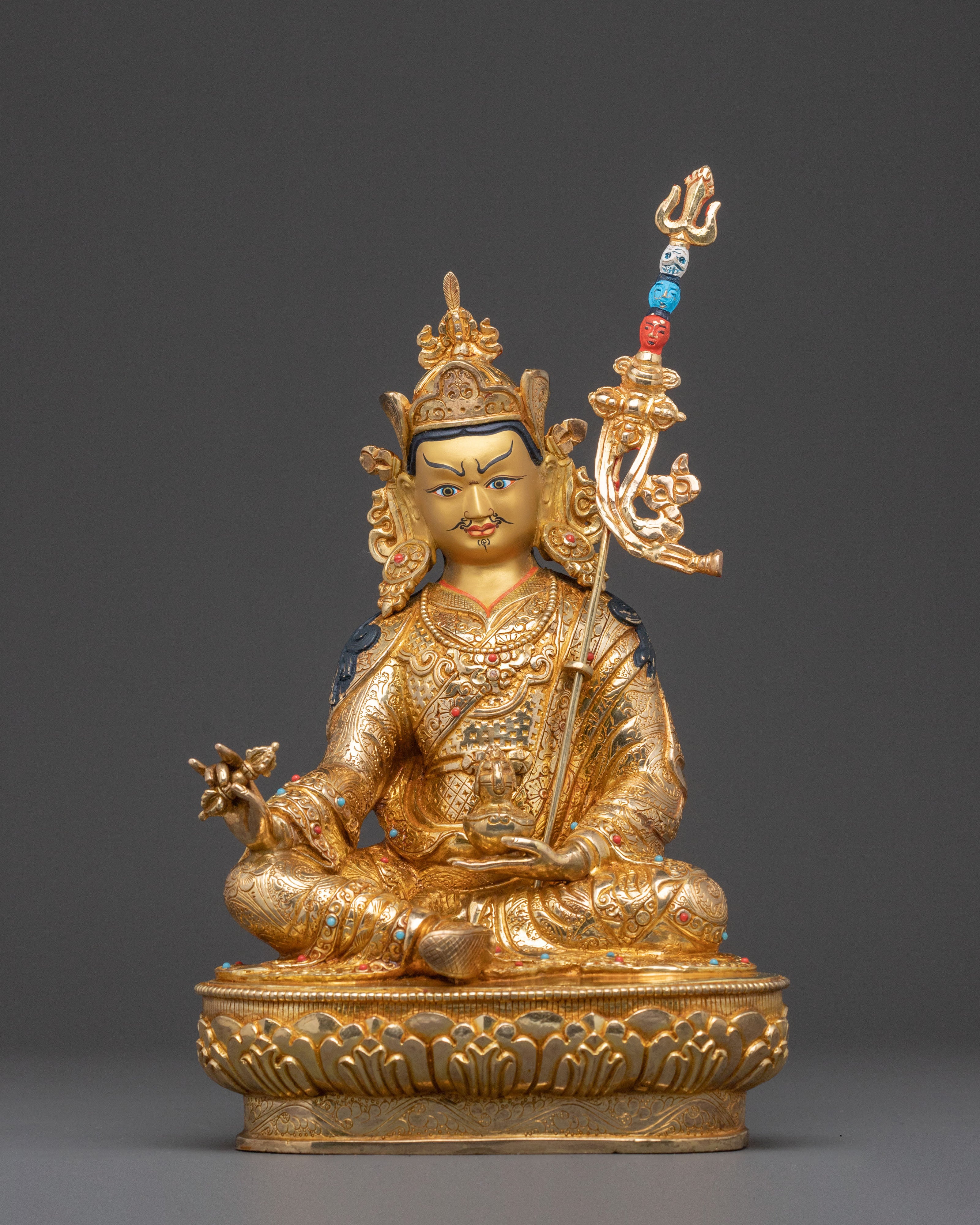 Lotus Born Guru Rinpoche Sacred Statue