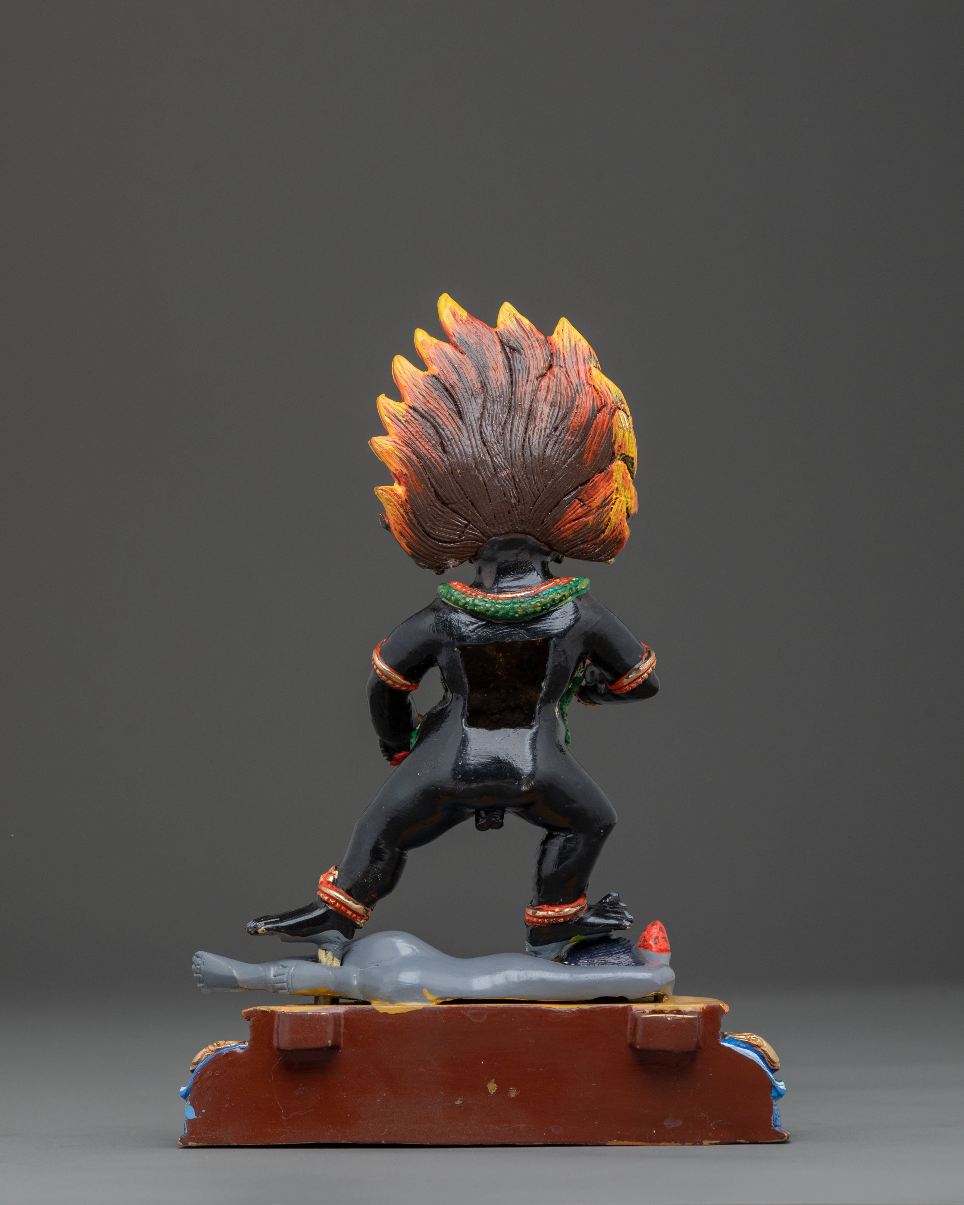 Black Dzambhala Divine Figurine | Wealth Deity of Prosperity
