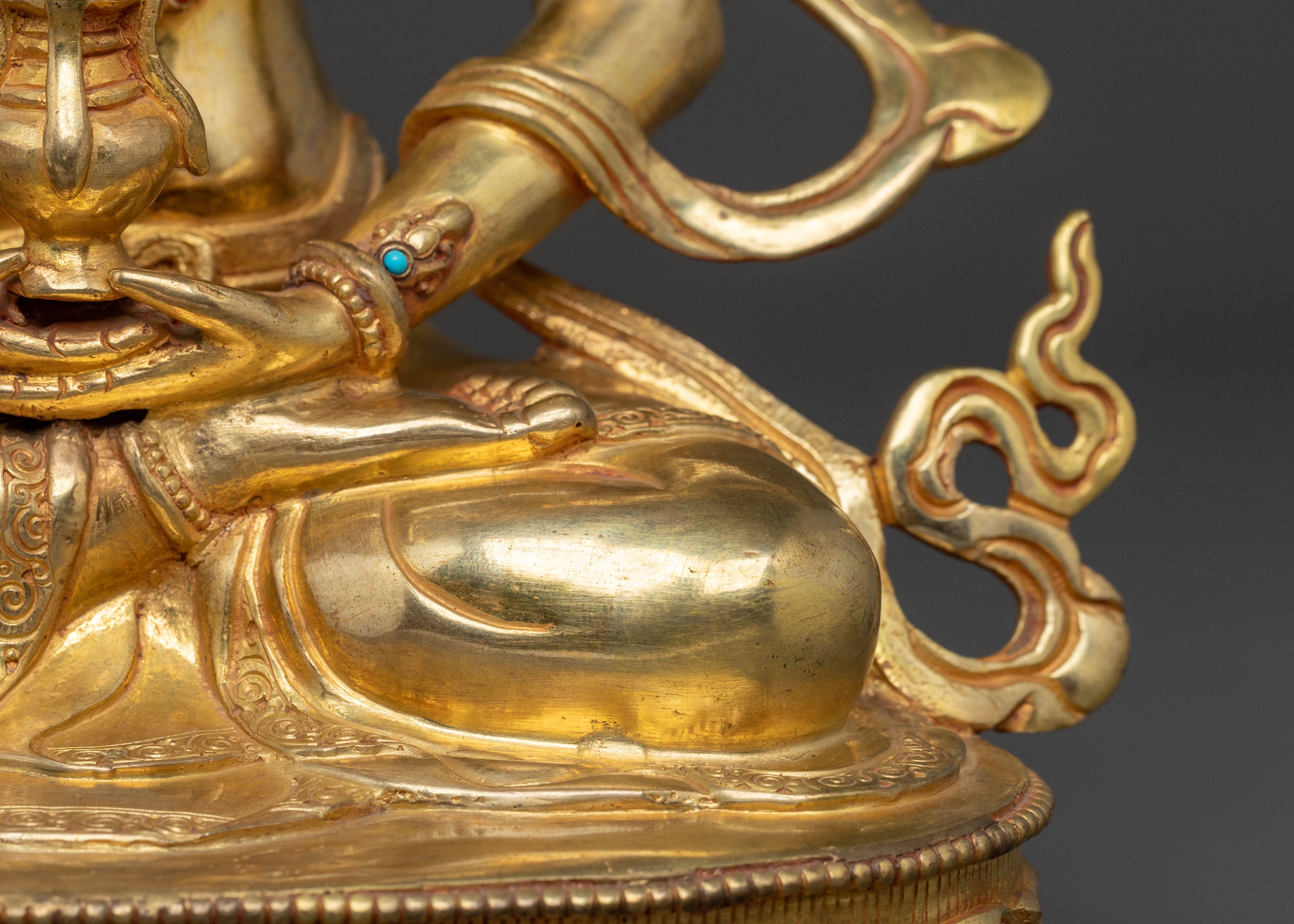 Amitayus Buddha Eternal Life Statue | Tibetan Buddhist Decor