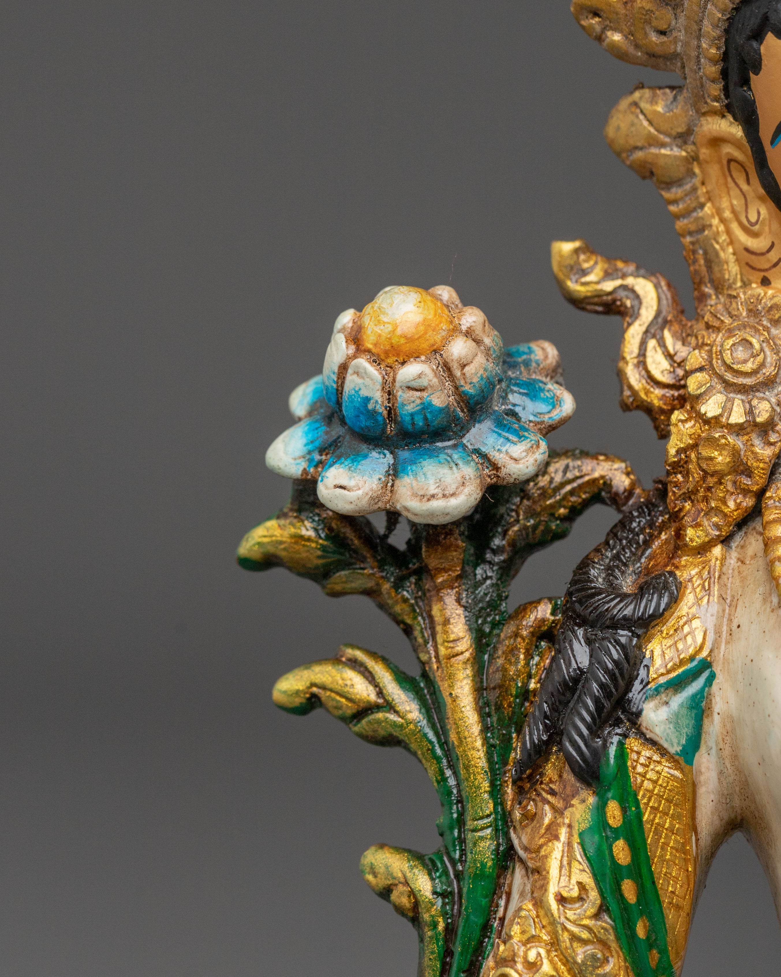 White Tara Figurine of Protection | Seven-Eyed Deity