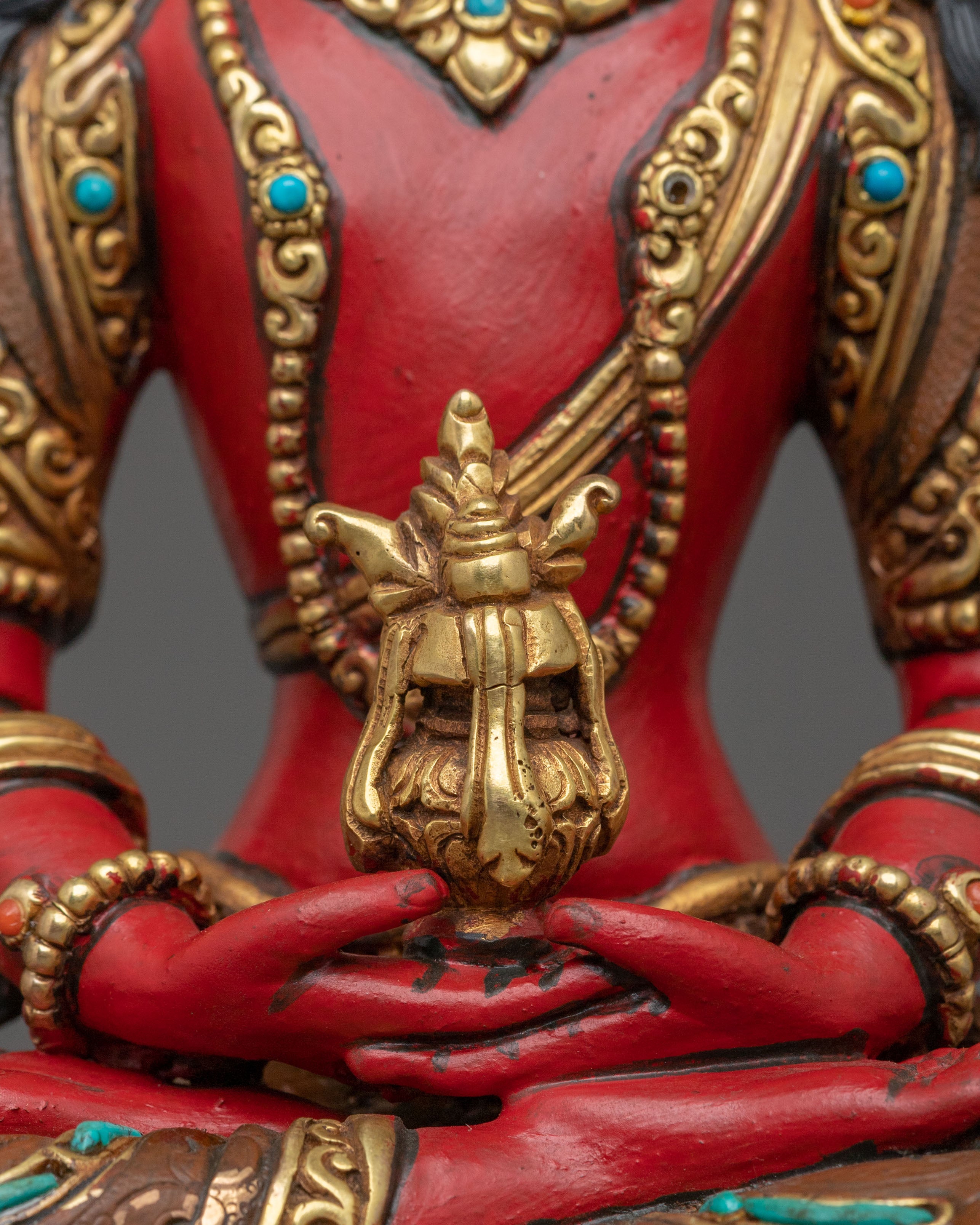Buddhist Shrine Amitayus Statue | Sacred Altar Decor