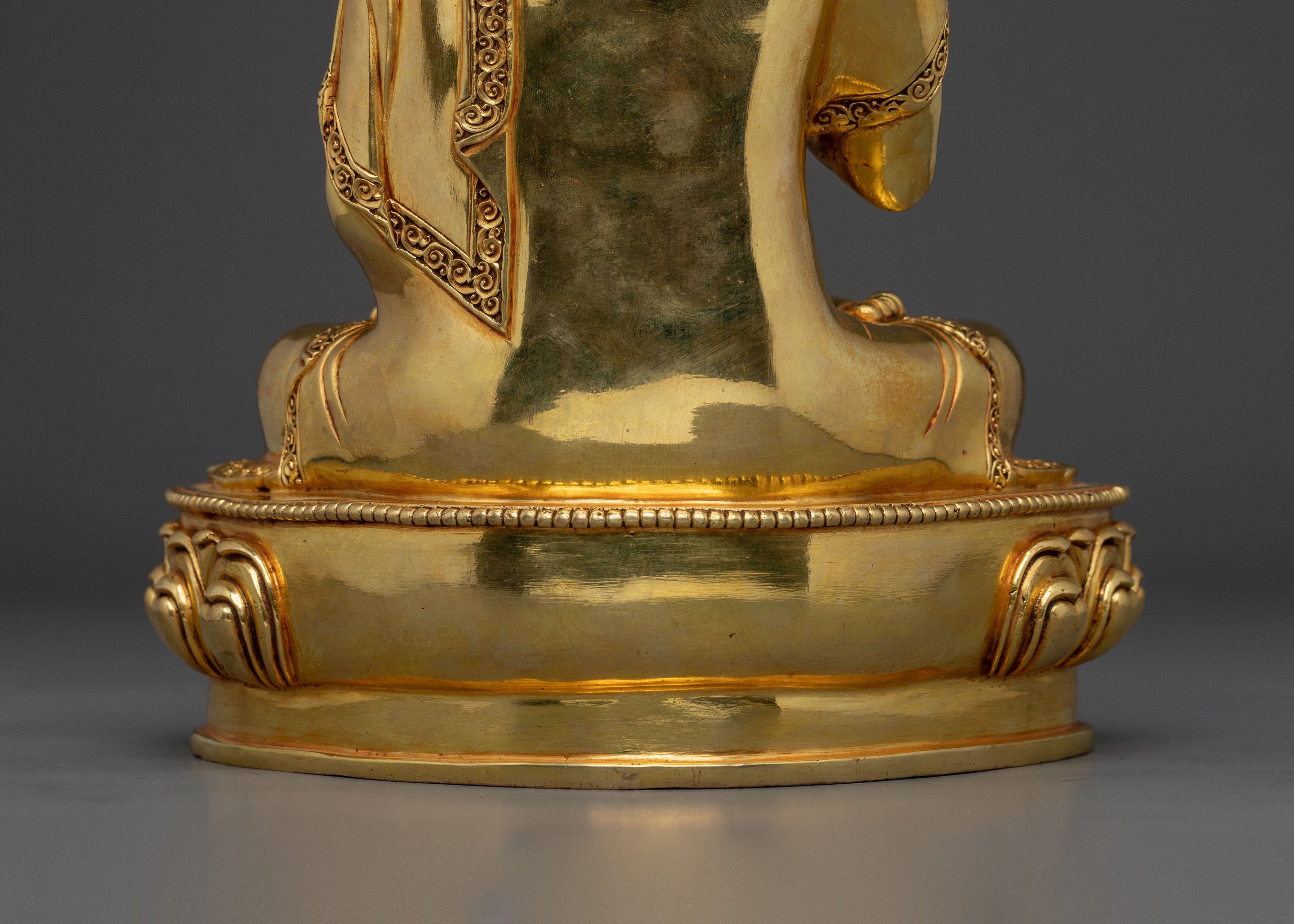 Tsongkhapa with Disciples Handcrafted Statue Set