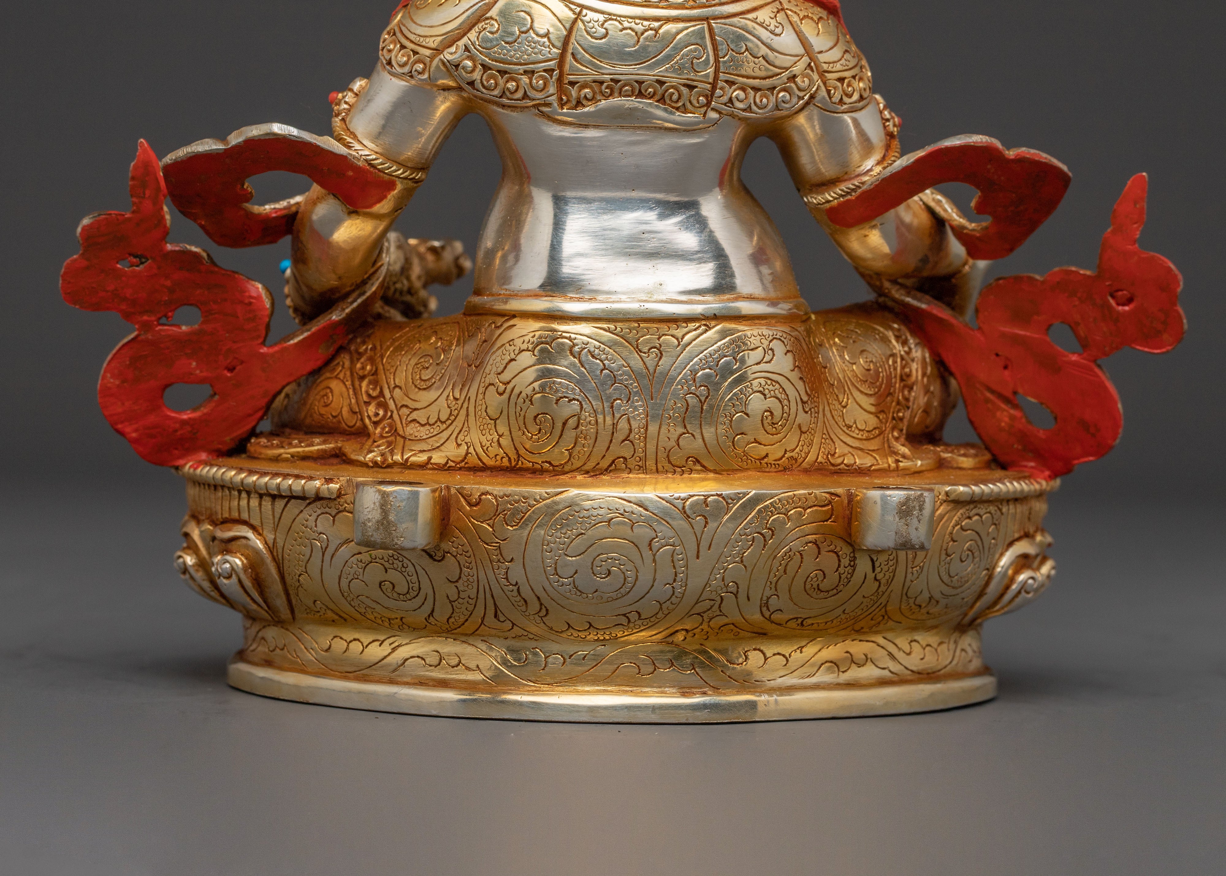 Prosperity Icon Dzambhala Statue | Handcrafted Gold Gilded Statue