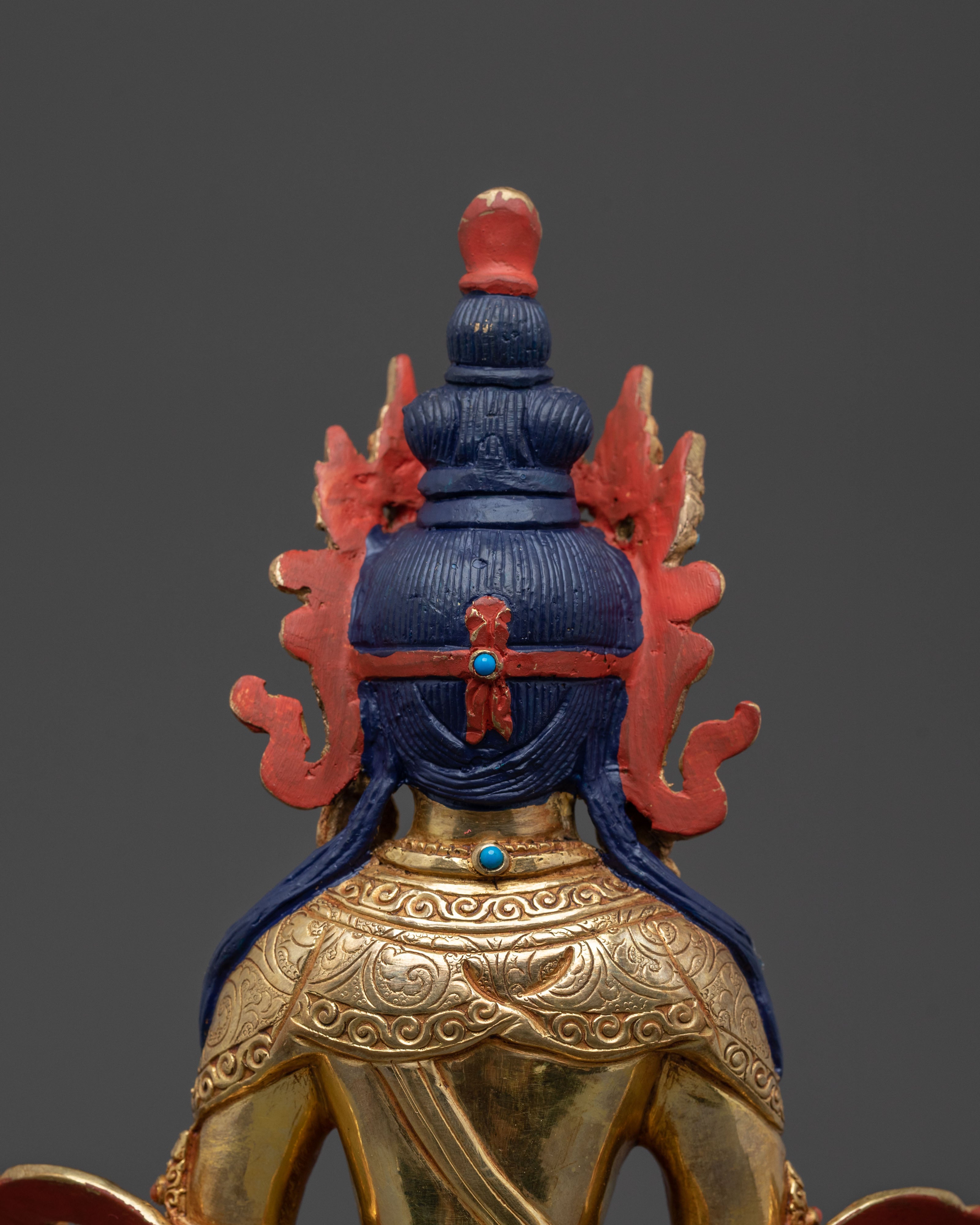 Amitayus Golden Statue: Longevity Buddha